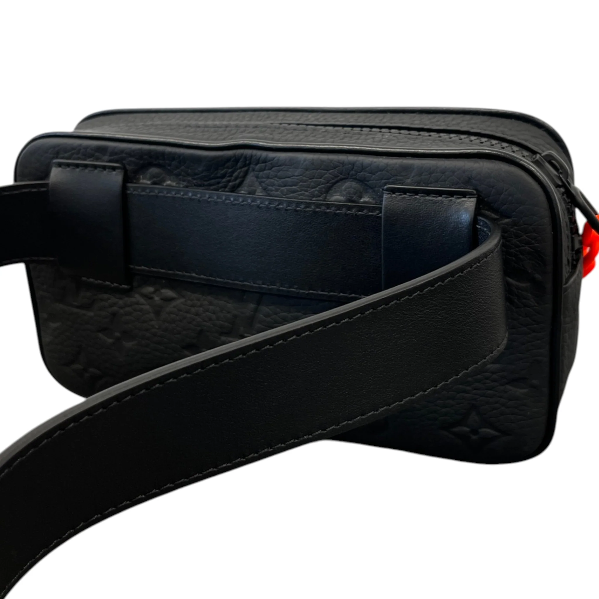 Men's Empreinte Leather Pochette Volga Belt Bag Black - Image 9