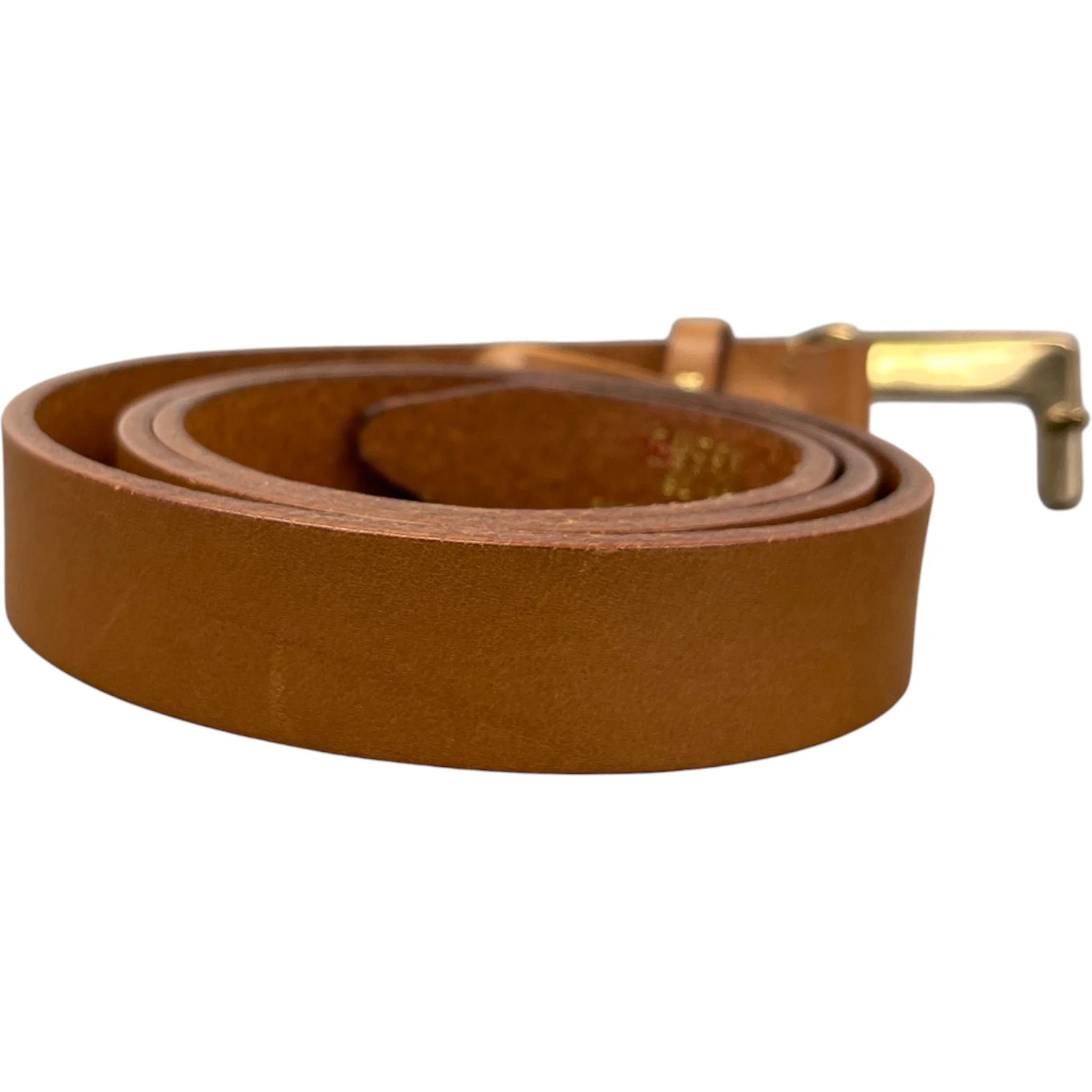 Men's Engraved Logo Belt Brown Size Waist 30" - Image 3