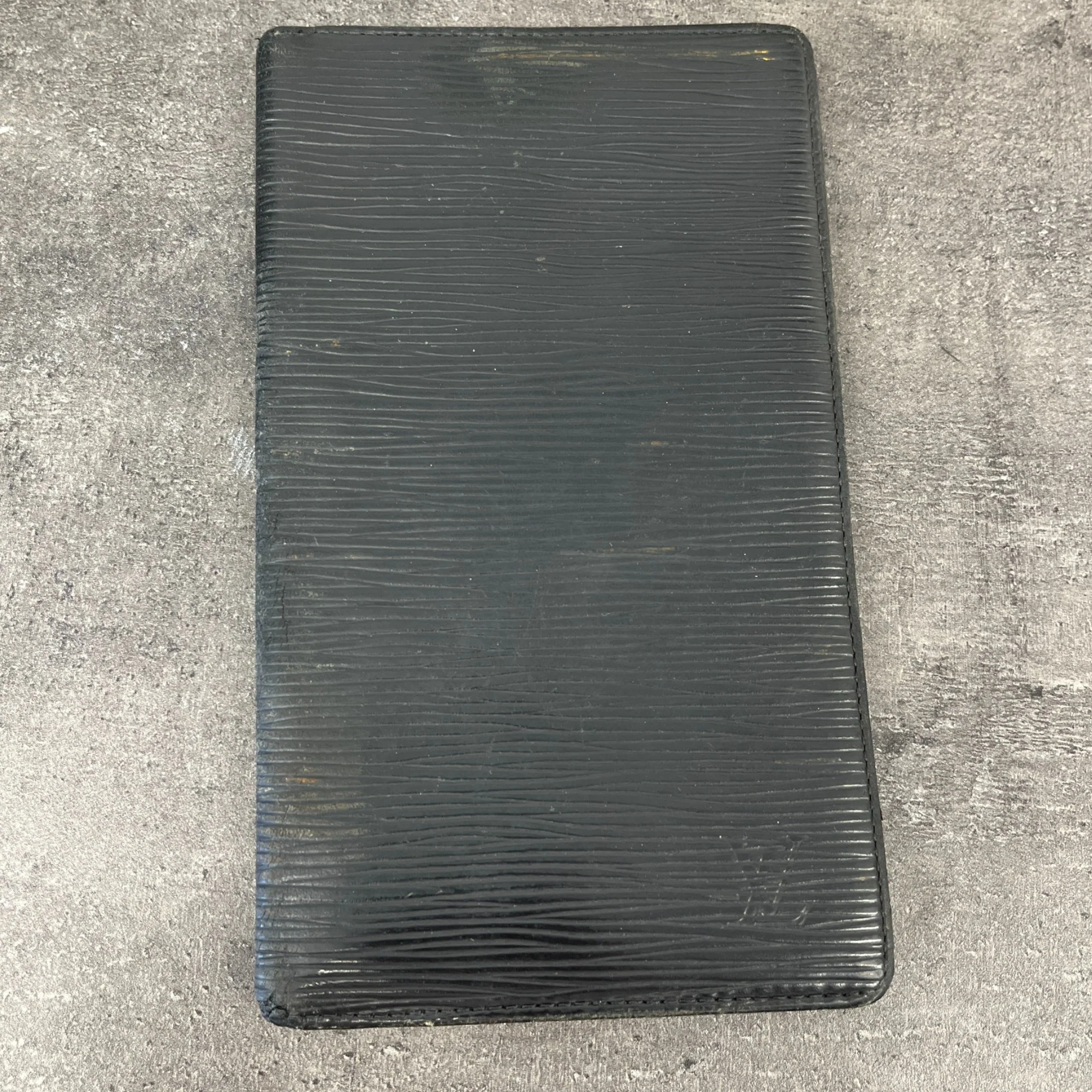 Men's Epi Pocket Agenda Wallet Black - Image 6