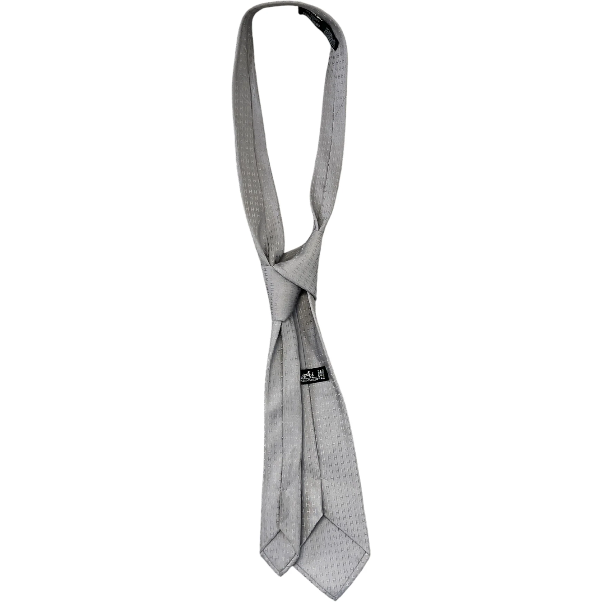 Men's Faconnee H Tie Grey - Image 2
