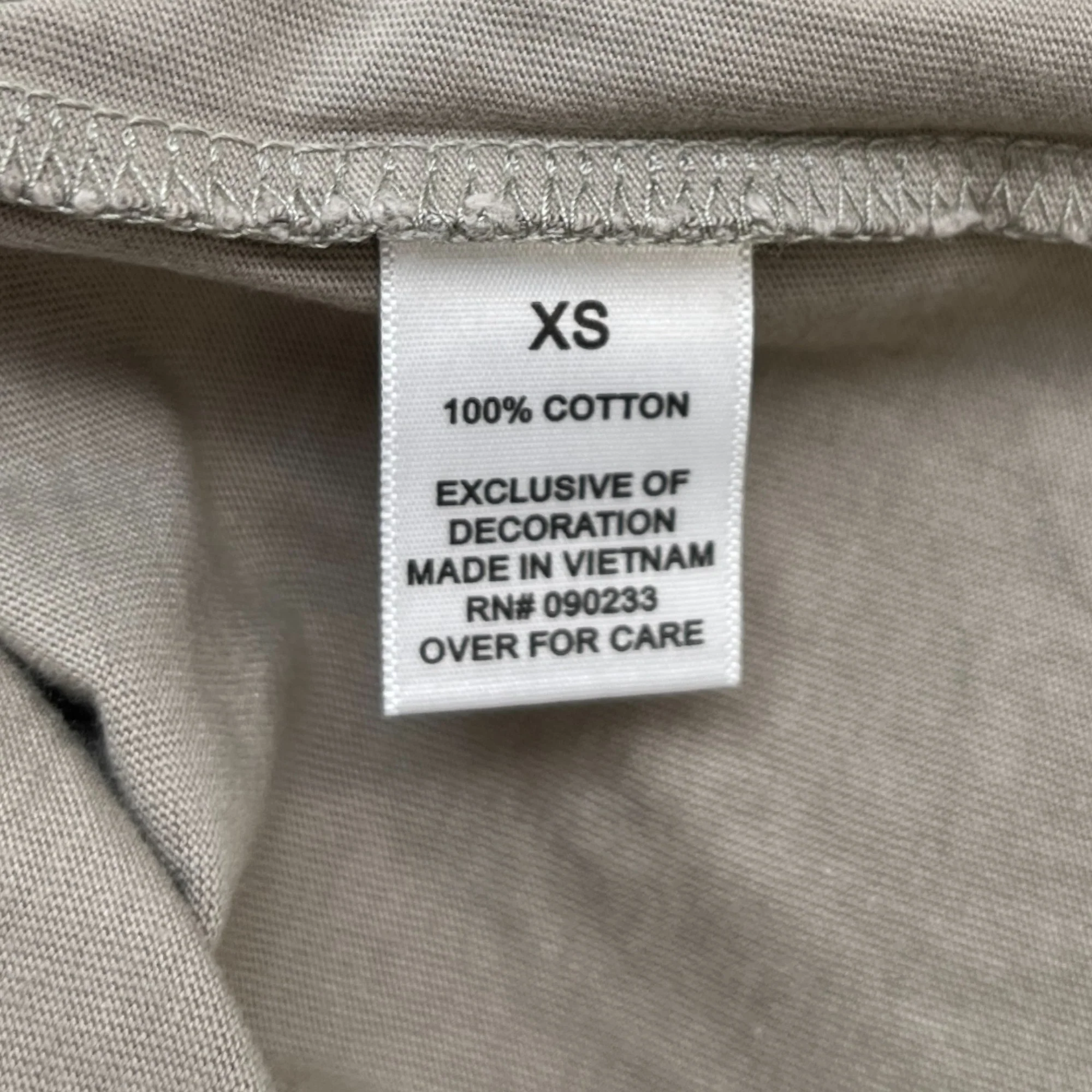 Men's Fear Of God Logo Polo Shirt Khaki Size XS - Image 6