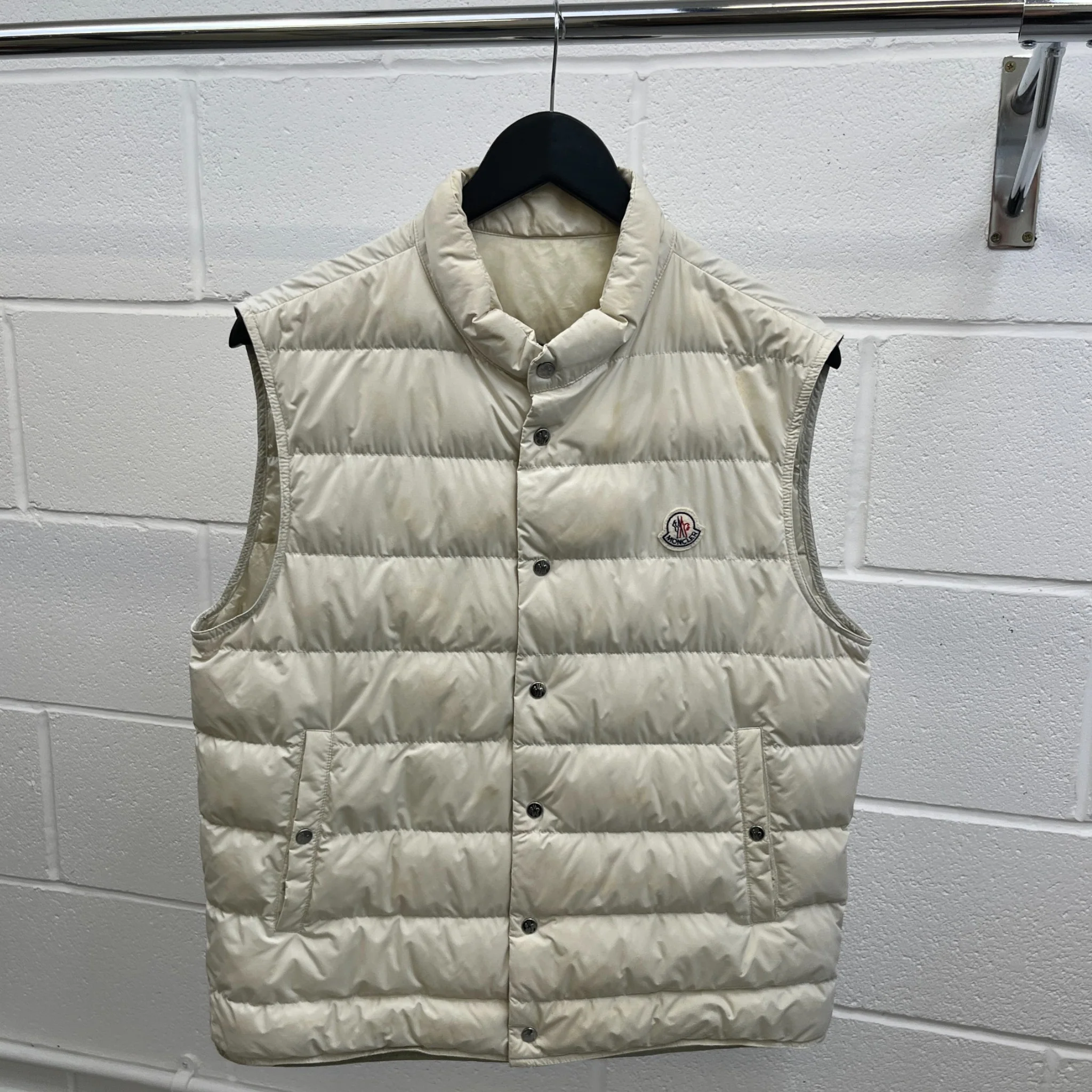 Men's Febe Gilet Cream Size 3 / L - Image 10