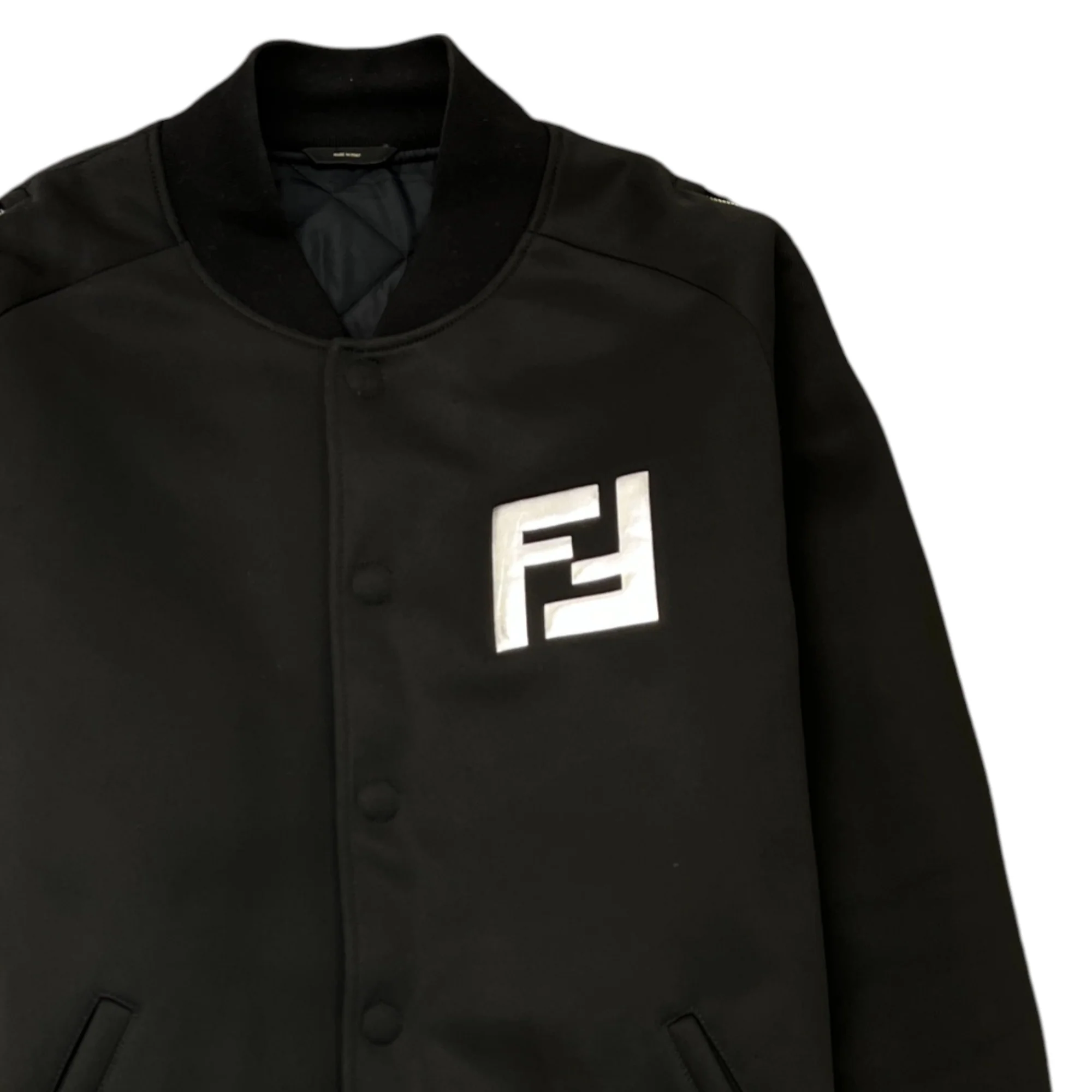 Men's Fendi X Nicki Minaj Bomber Jacket Black Size IT 46 / S - Image 4