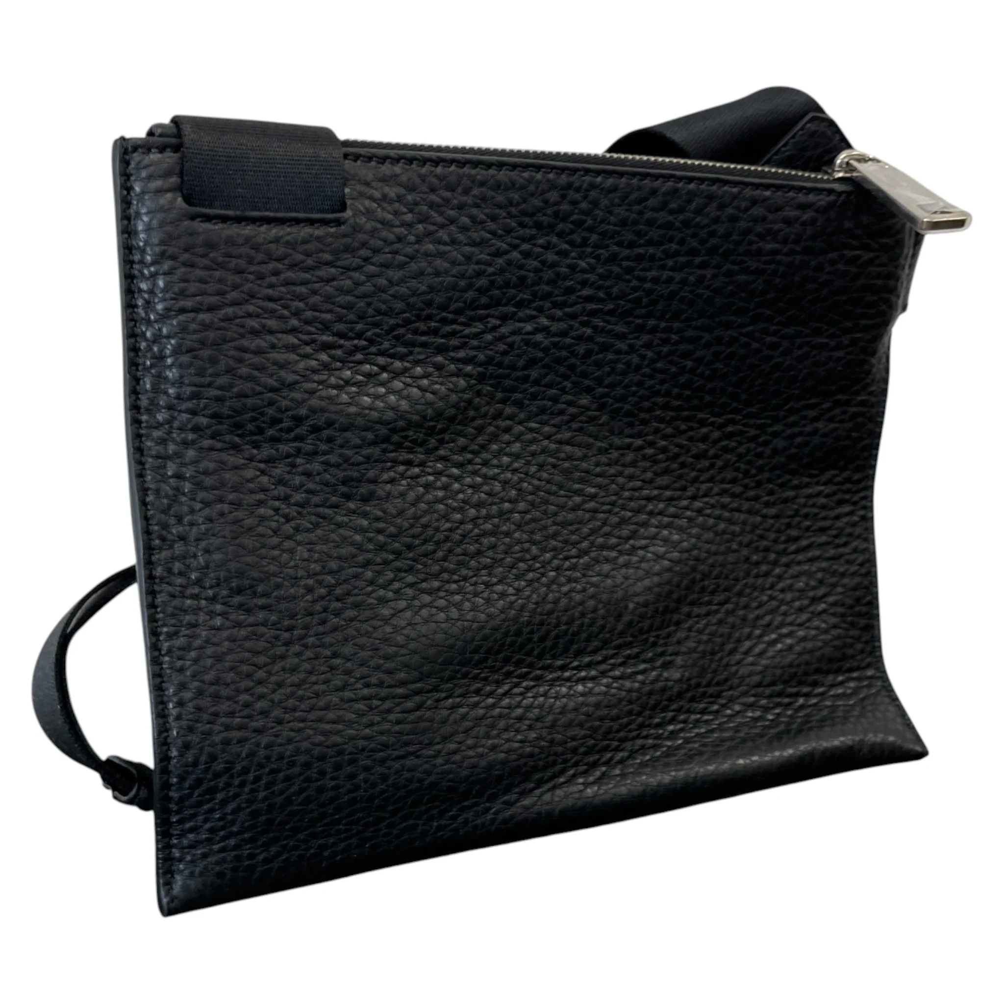 Men's Ff Circle Messenger Bag Black - Image 7