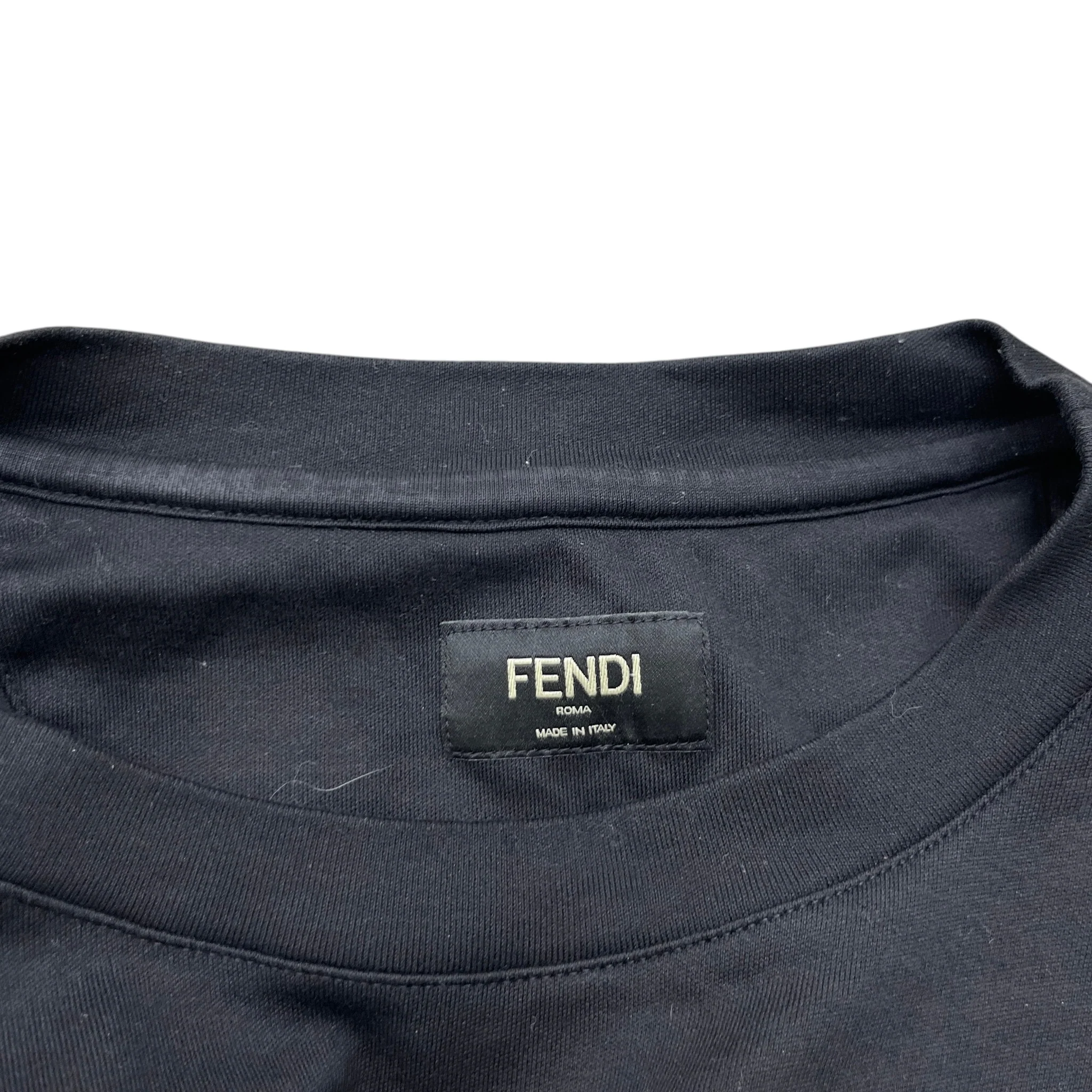 Men's Ff Logo T-Shirt Black Size S - Image 8