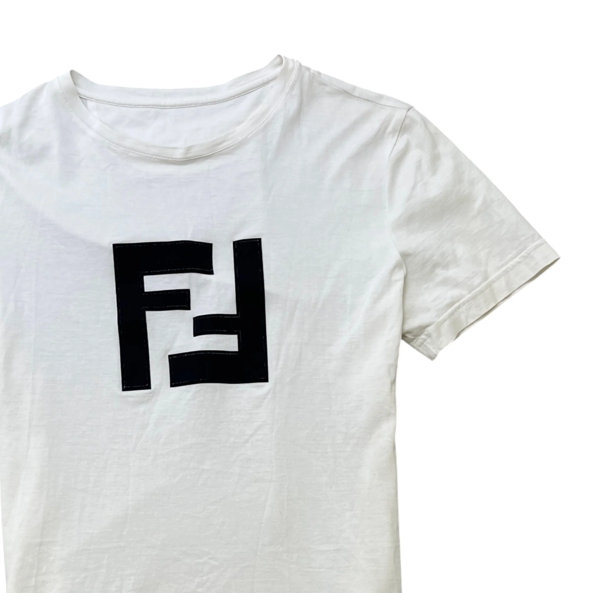 Men's Ff Logo T-Shirt White Size M - Image 3