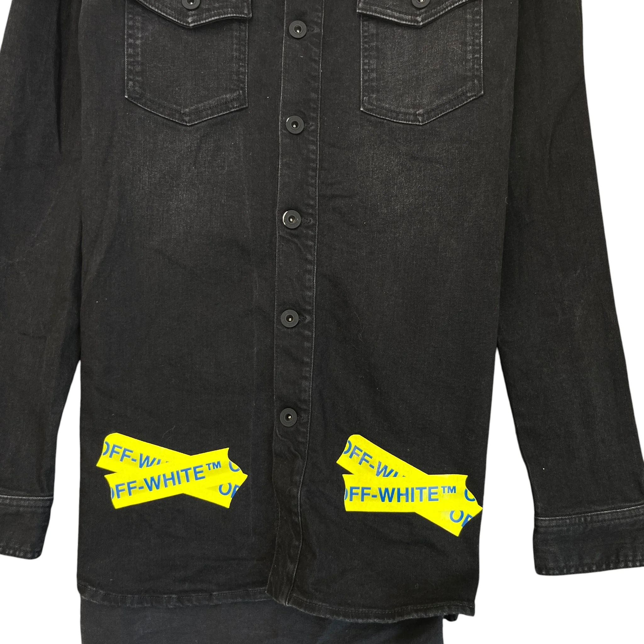 Men's Fire Tape Arrows Jacket Black Size M - Image 5