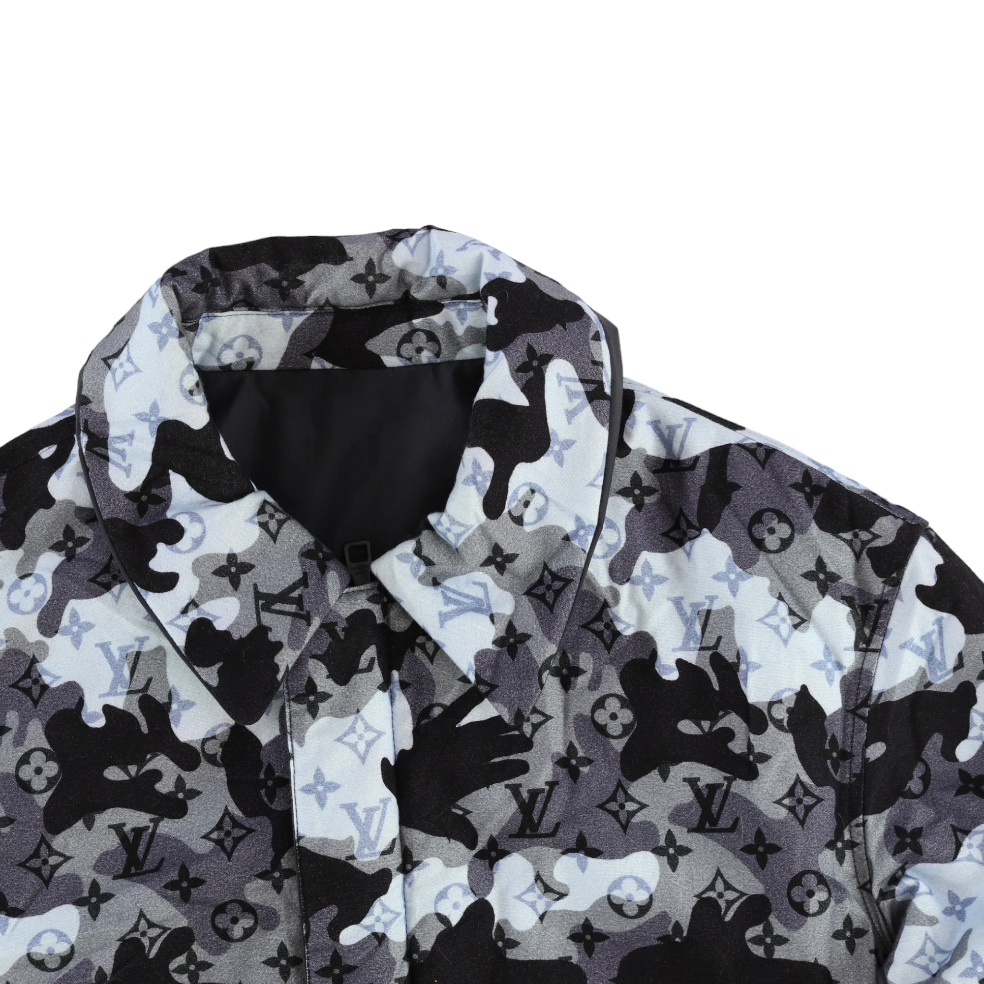 Men's Fleece Bloson Jacket Blue Size L - Image 3