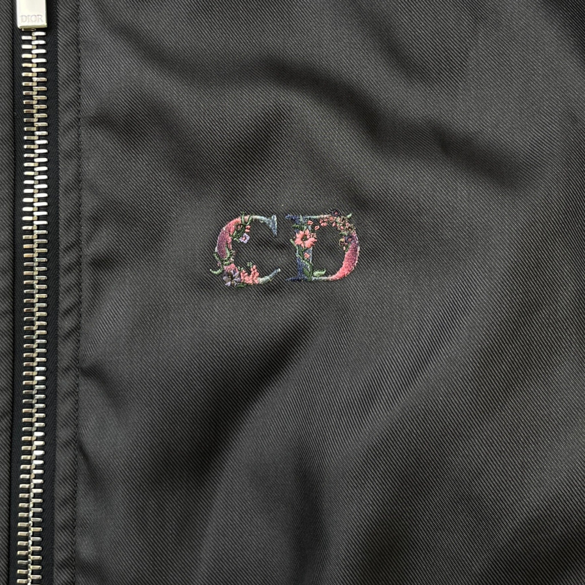 Men's Floral Logo Print Jacket Charcoal Size IT 50 / L - Image 6