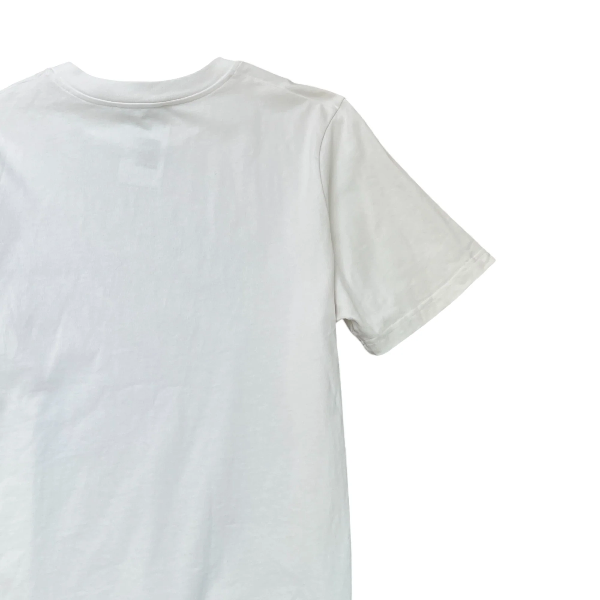 Men's Floral Logo Print T-Shirt White Size XL - Image 4