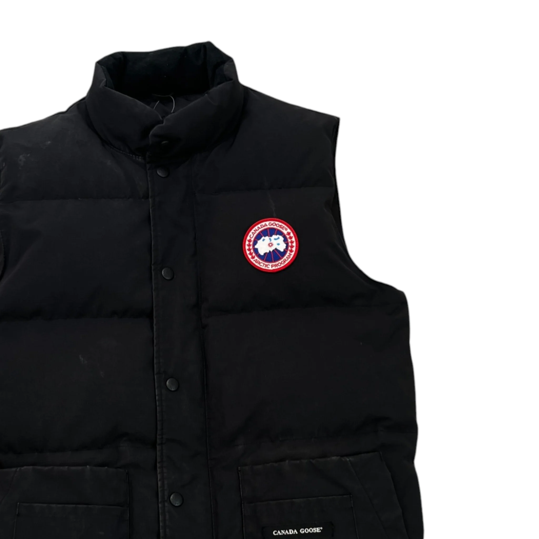 Men's Freestyle Crew Gilet Black Size M - Image 3