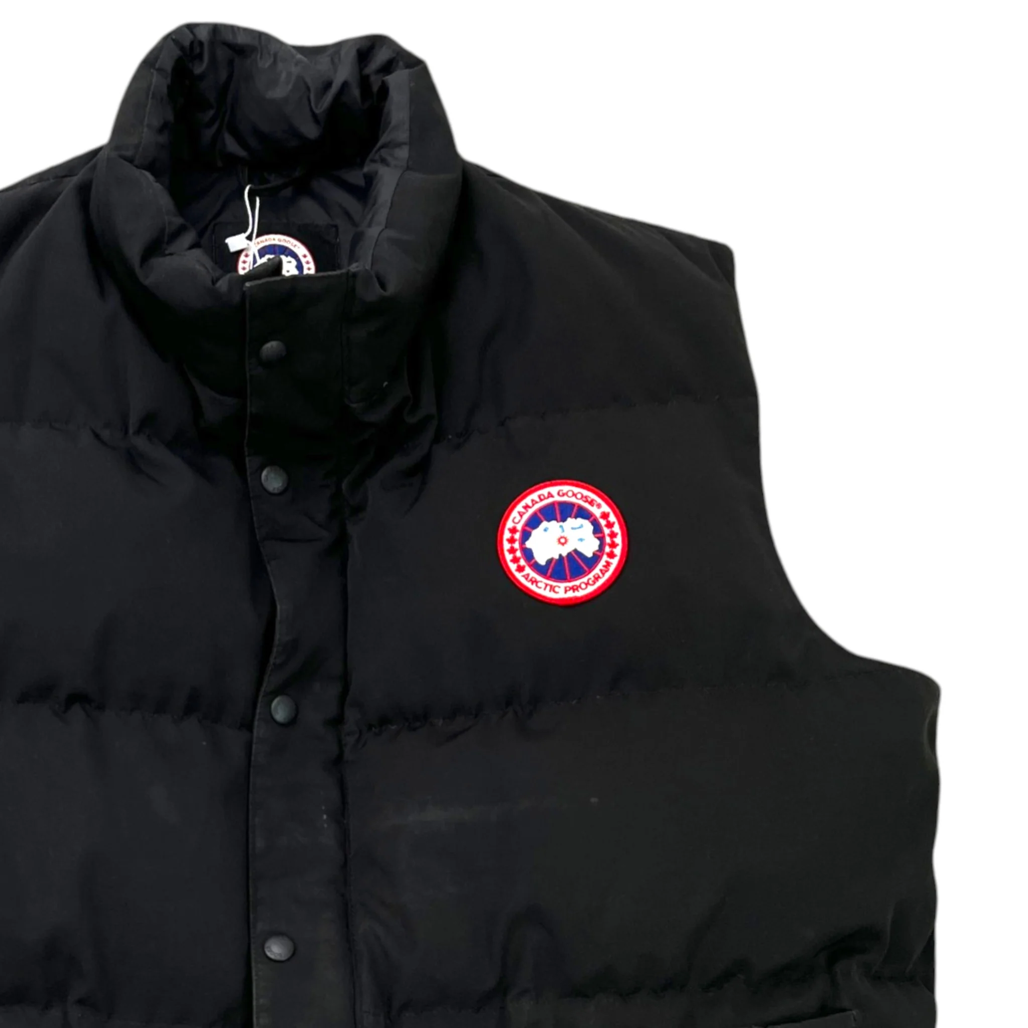 Men's Freestyle Crew Gilet Black Size XL - Image 3