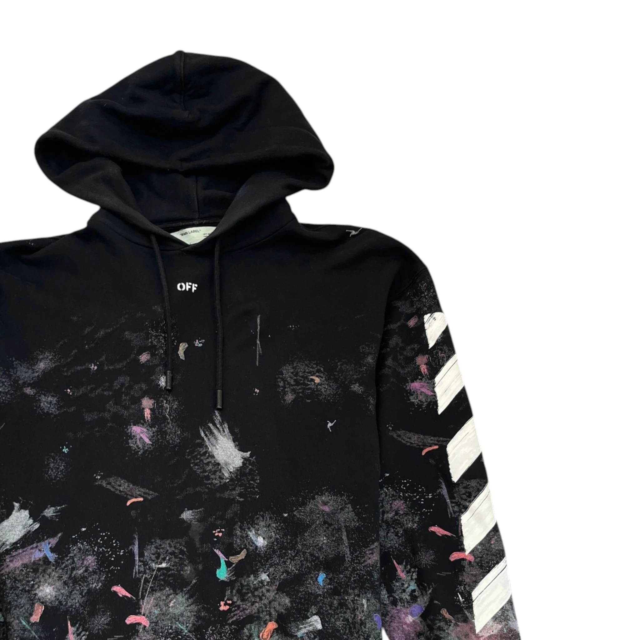Men's Galaxy Hoodie Black Size M - Image 3