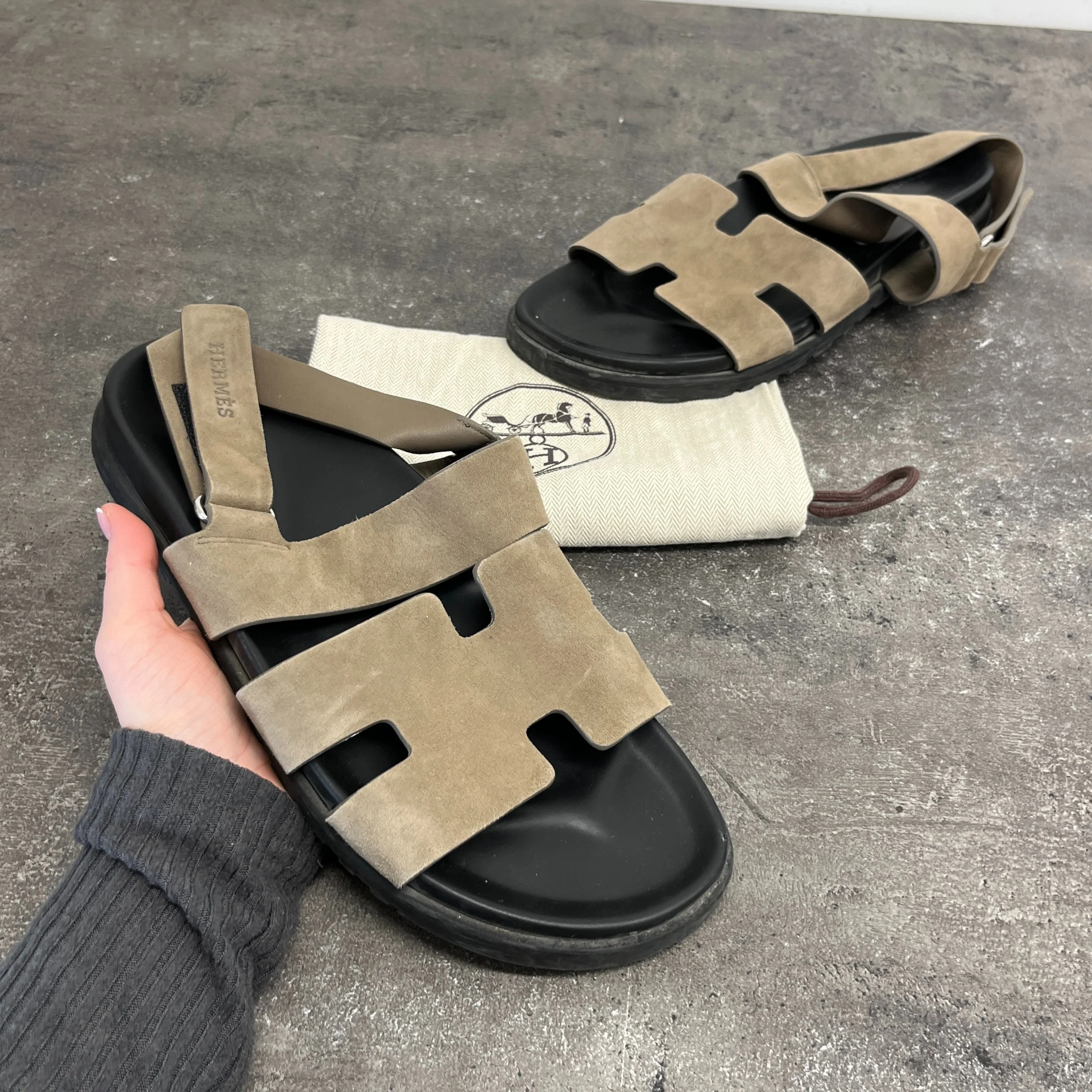 Men's Genius Sandals Brown Size EU 43.5 / UK 9.5 - Image 11