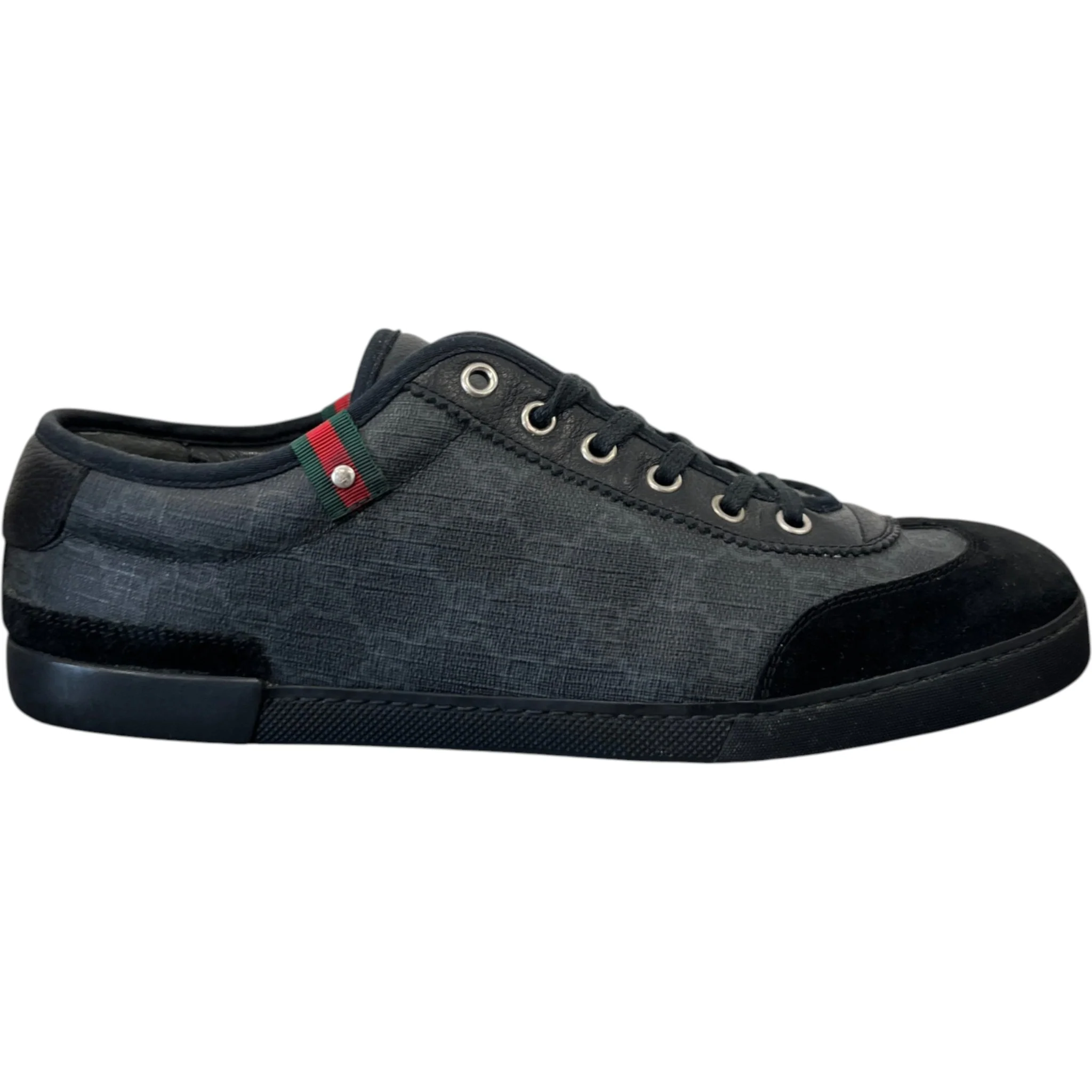 Men's Gg Barcelona Web Low Trainers Black Size EU 42 / UK 8