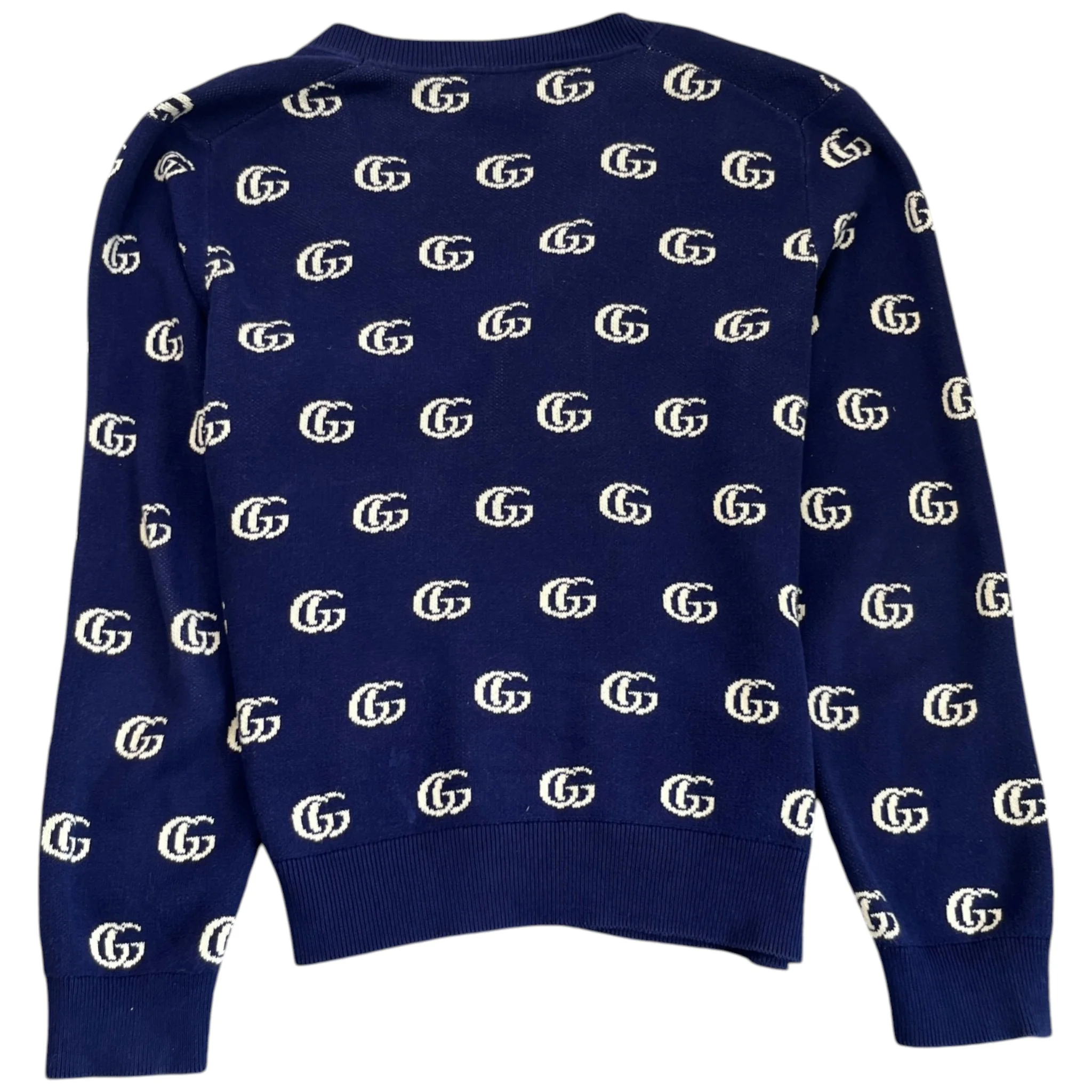 Men's Gg Cardigan Blue Size M - Image 2