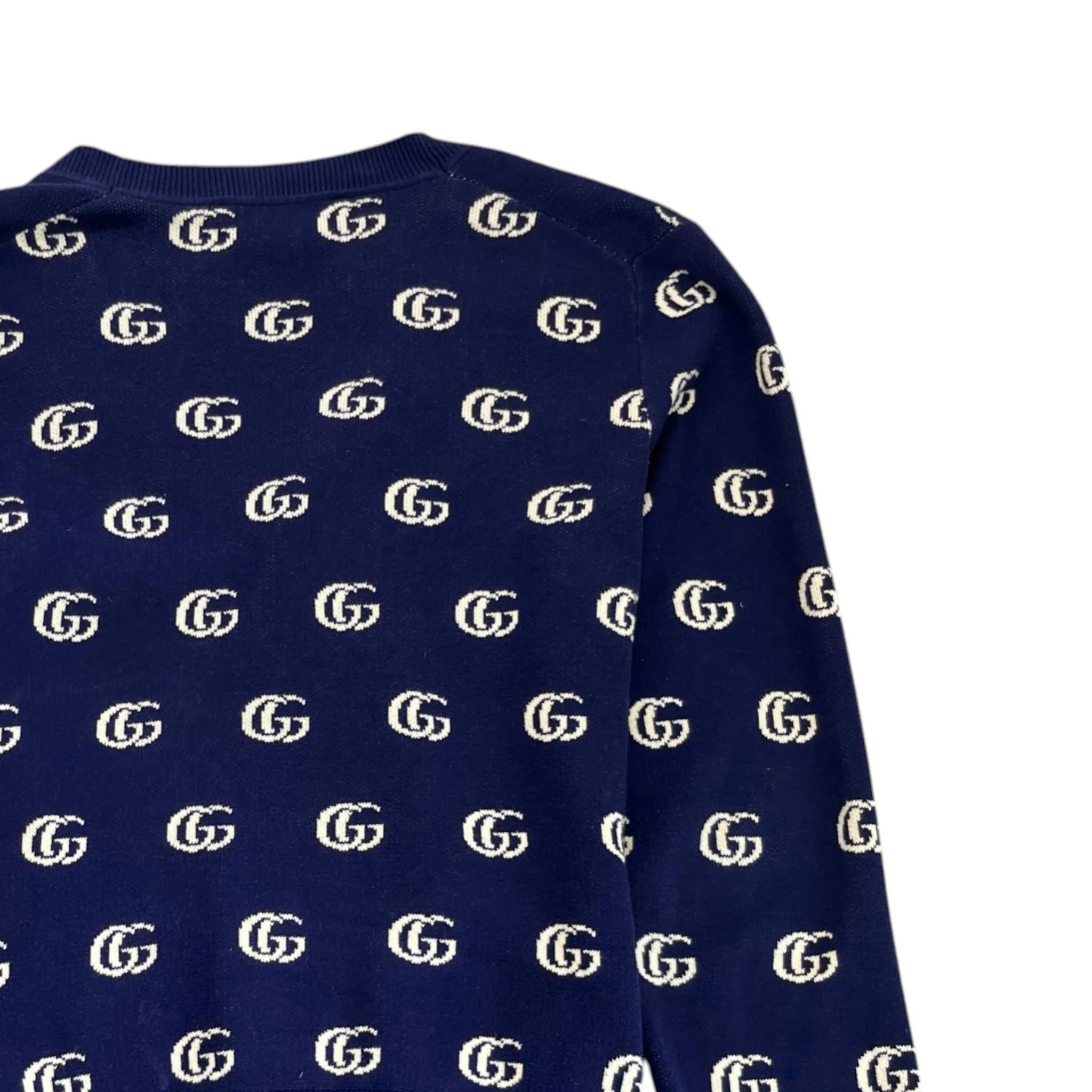 Men's Gg Cardigan Blue Size M - Image 4
