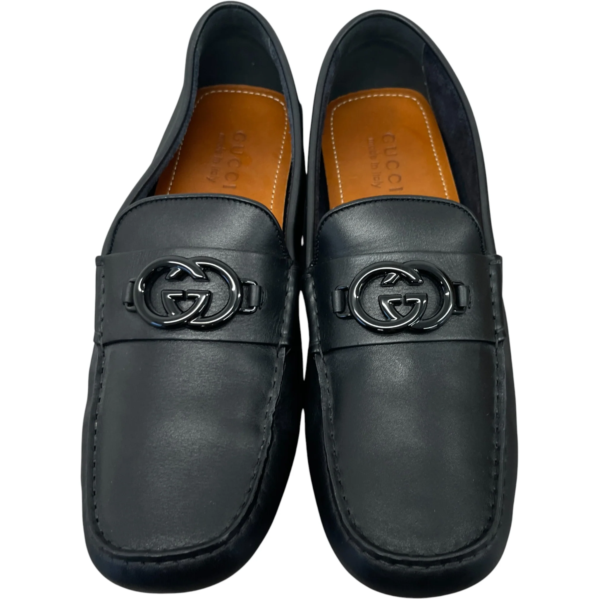 Men's Gg Driver Loafers Black Size EU 45.5 / UK 11.5 - Image 6
