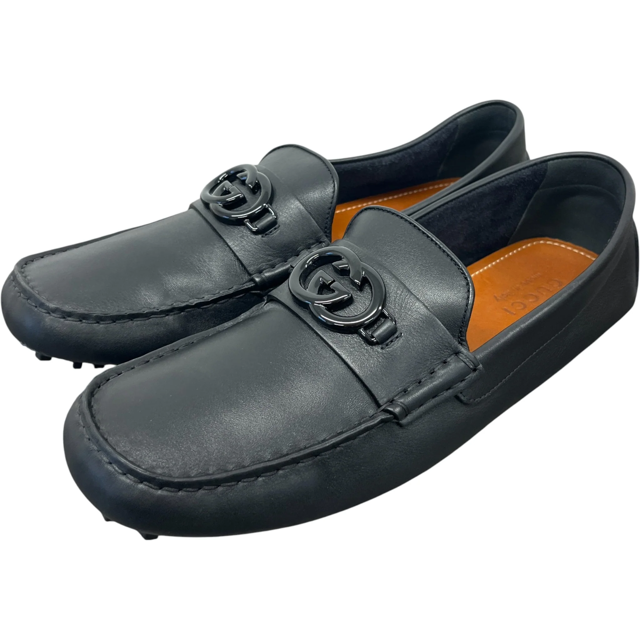 Men's Gg Driver Loafers Black Size EU 45.5 / UK 11.5 - Image 9