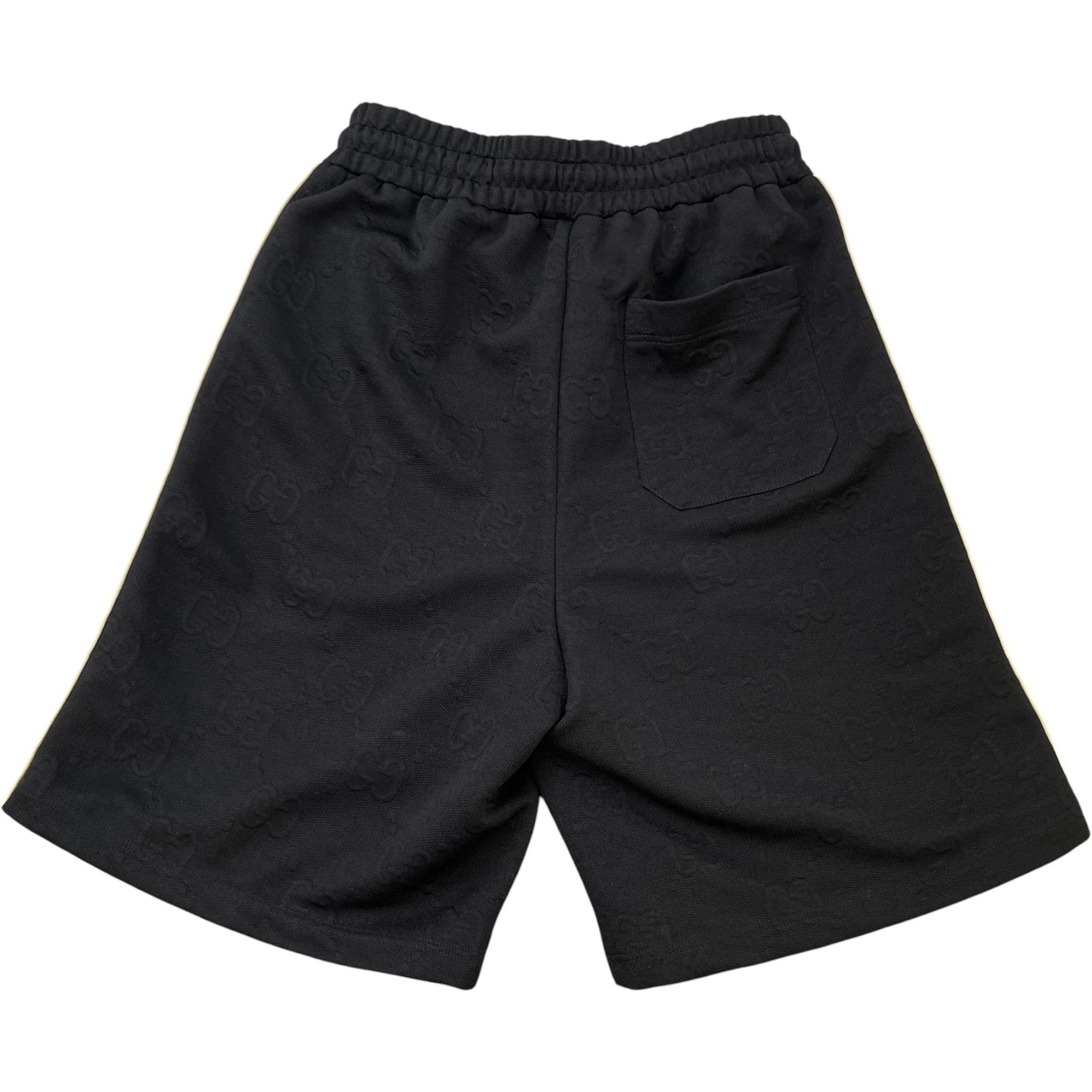 Men's Gg Jacquard Jersey Bermuda Shorts Black Size XS - Image 2