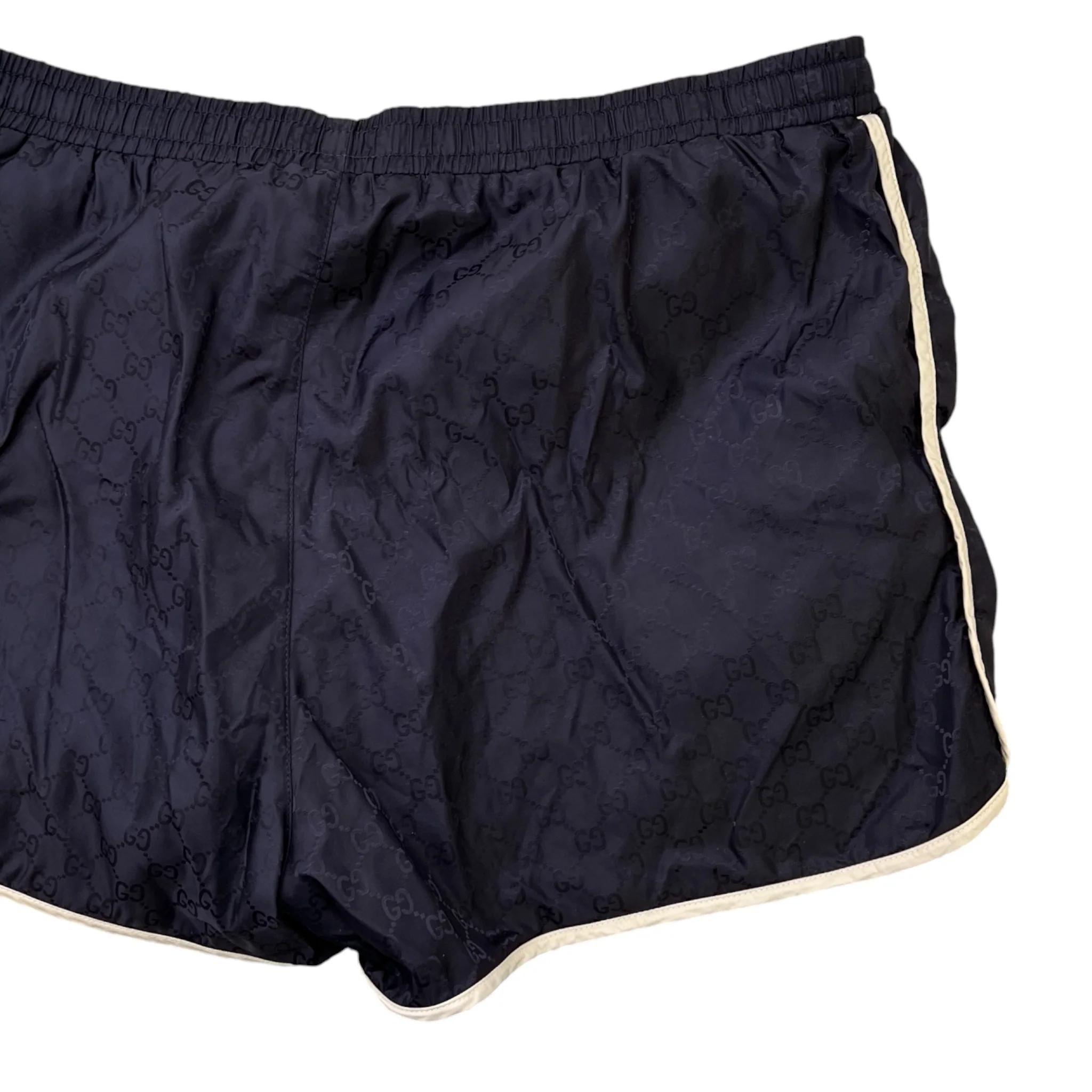 Men's Gg Monogram Swim Shorts Navy Size M - Image 4