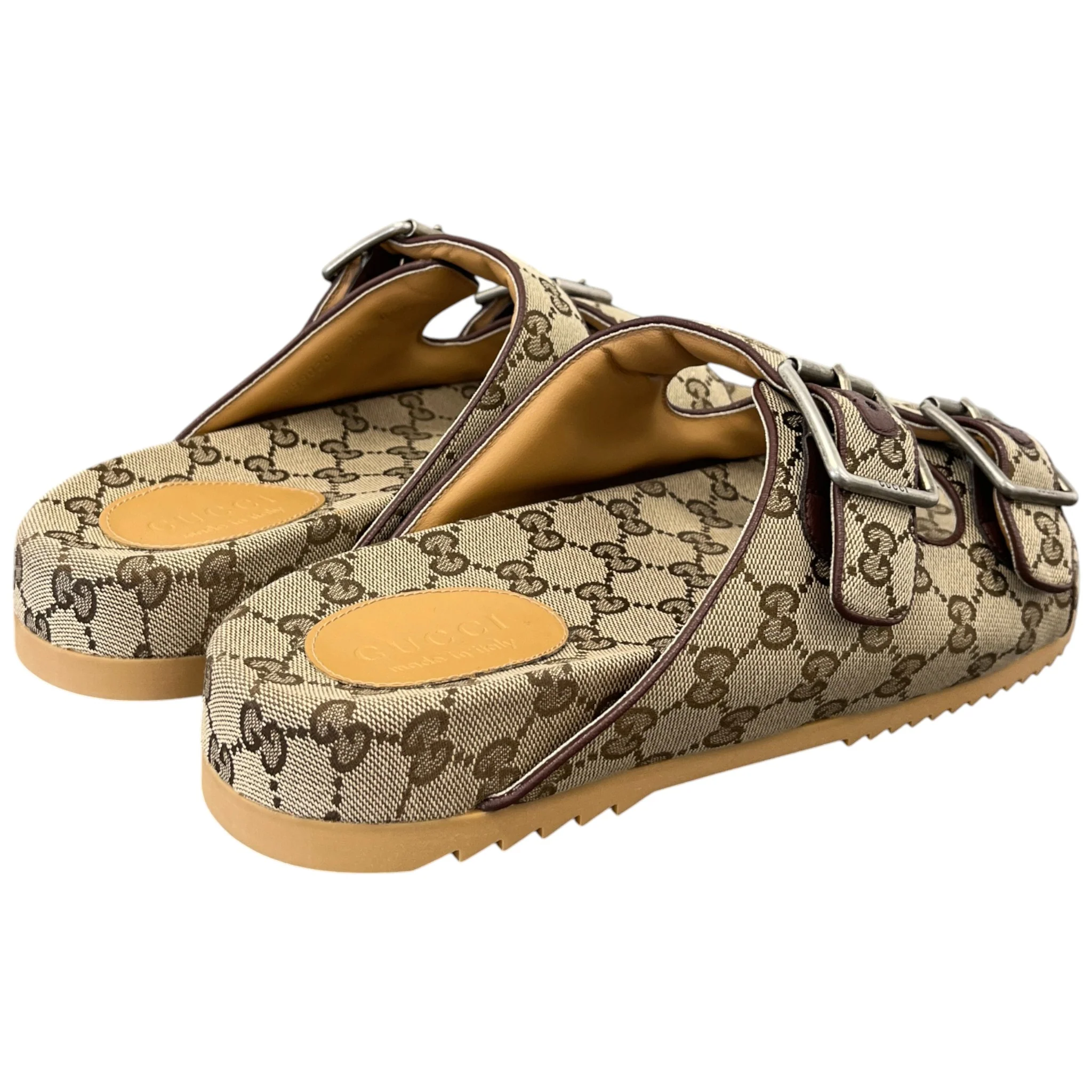 Men's Gg Sideline Sandals Beige Size EU 44 / UK 10 - Image 9