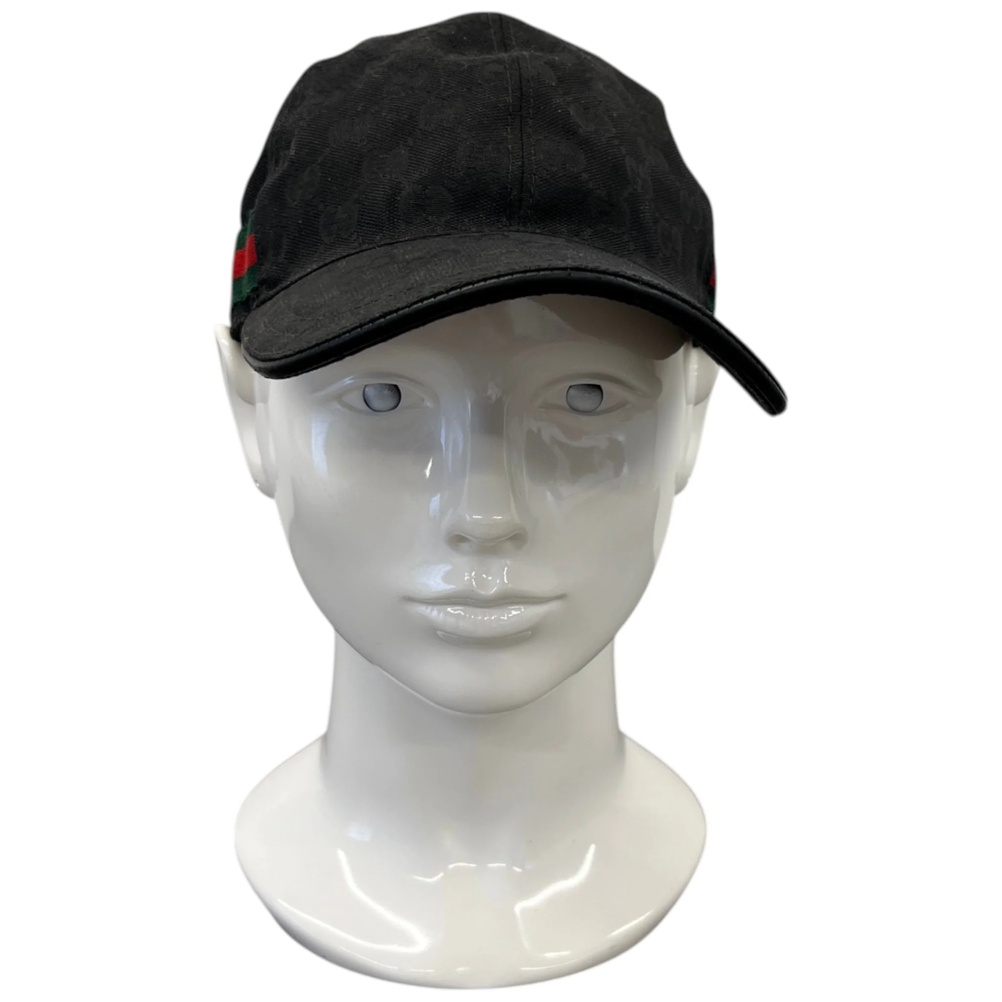 Men's Gg Supreme Baseball Hat Black Size M - Image 2