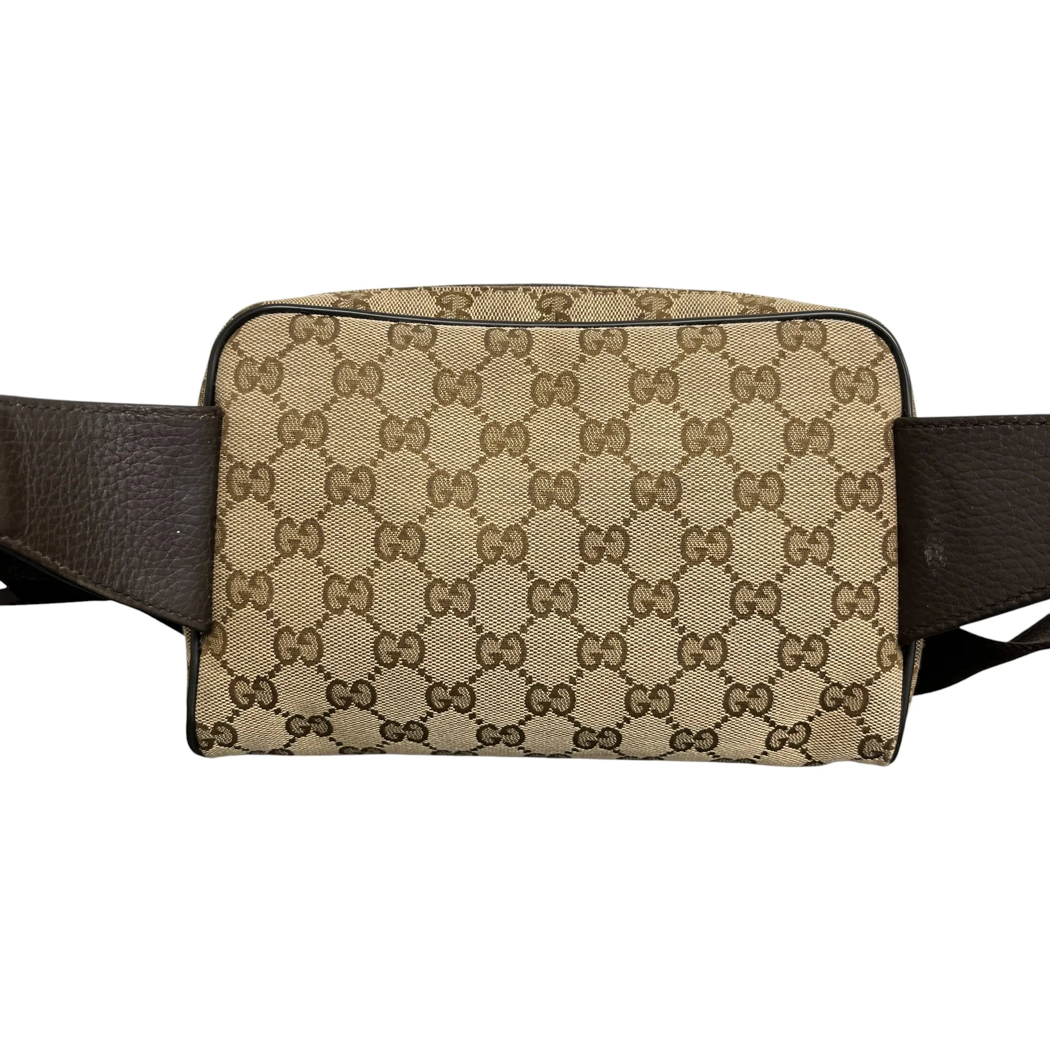 Men's Gg Supreme Belt Bag Beige - Image 3