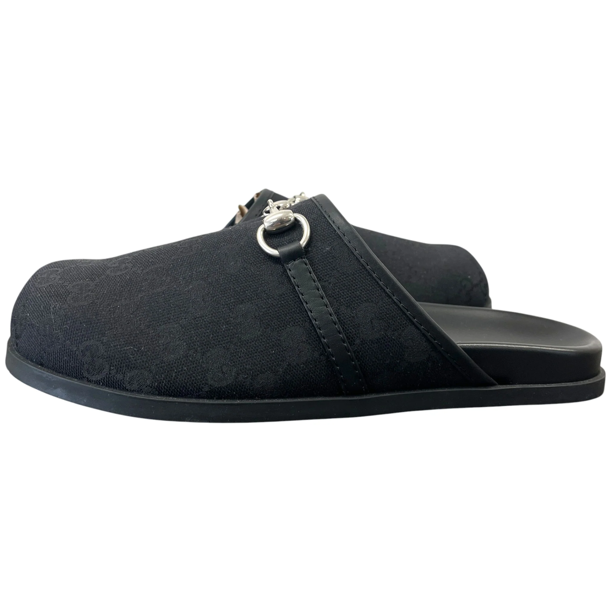 Men's Gg Supreme Horsebit Mules Black Size EU 42.5 / UK 8.5 - Image 3