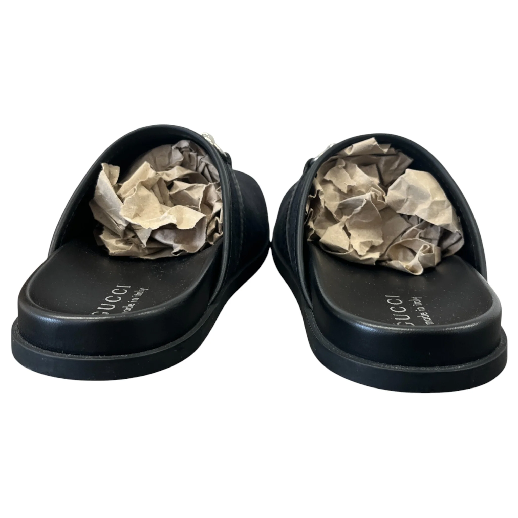 Men's Gg Supreme Horsebit Mules Black Size EU 42.5 / UK 8.5 - Image 7