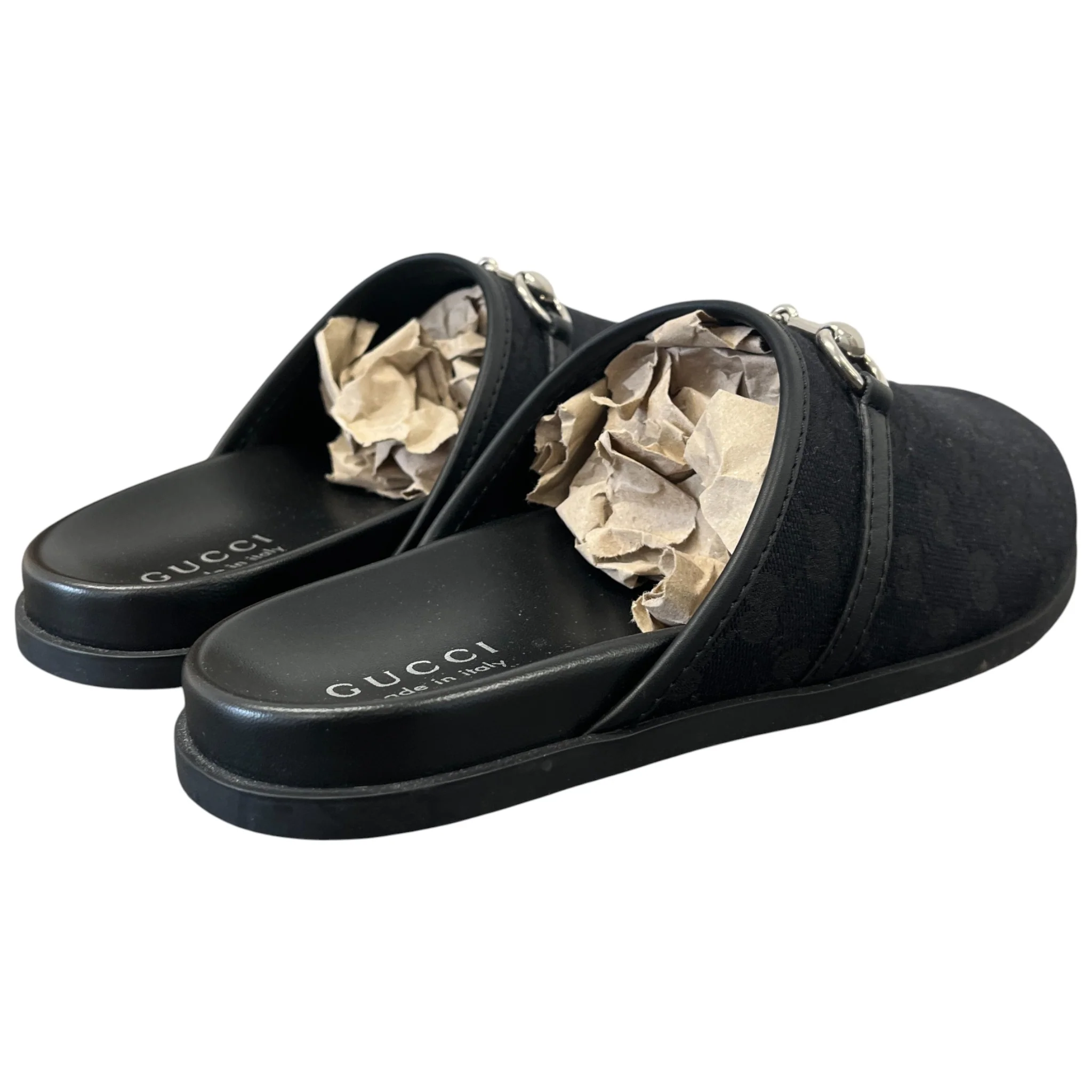 Men's Gg Supreme Horsebit Mules Black Size EU 42.5 / UK 8.5 - Image 9