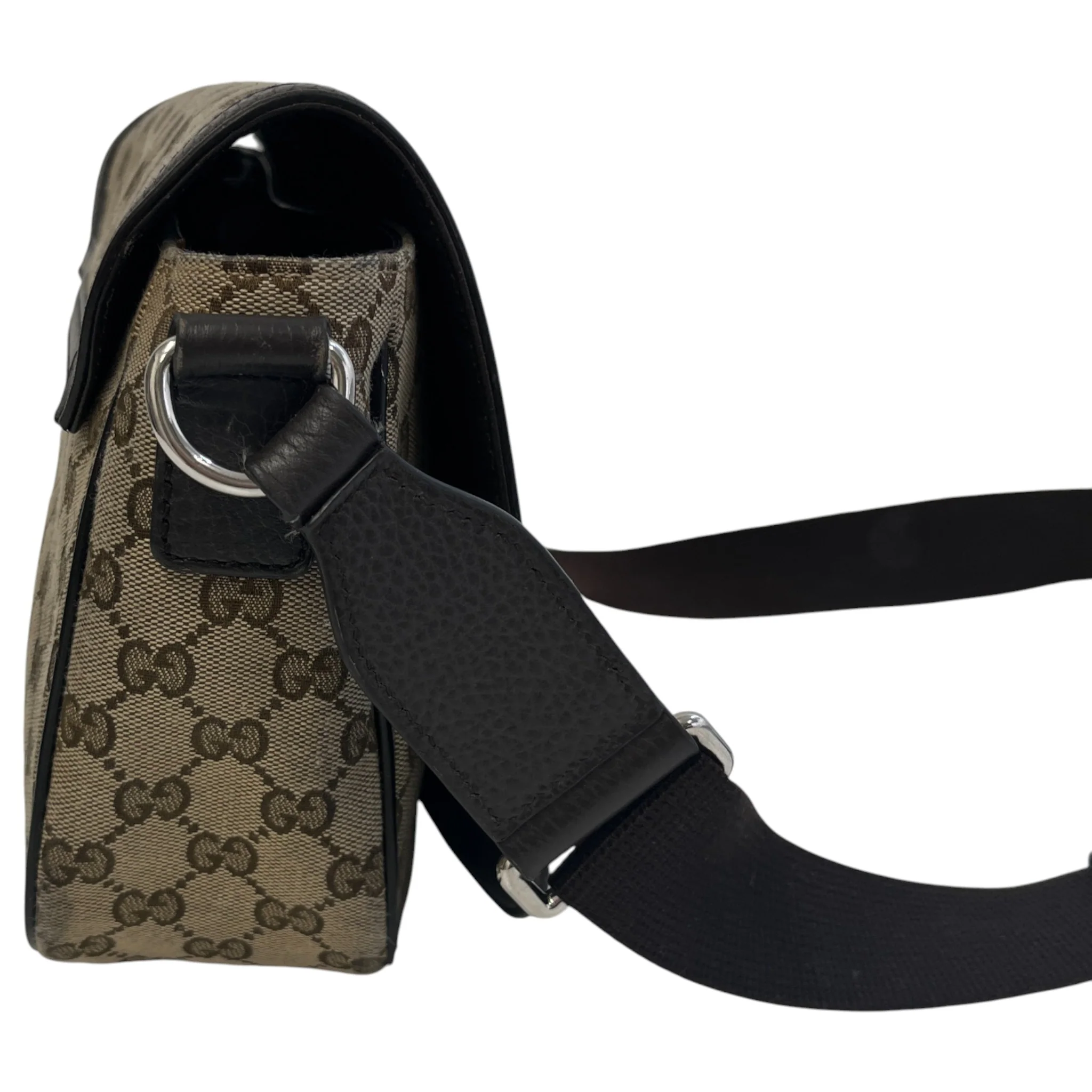 Men's Gg Supreme Messenger Bag Beige - Image 7