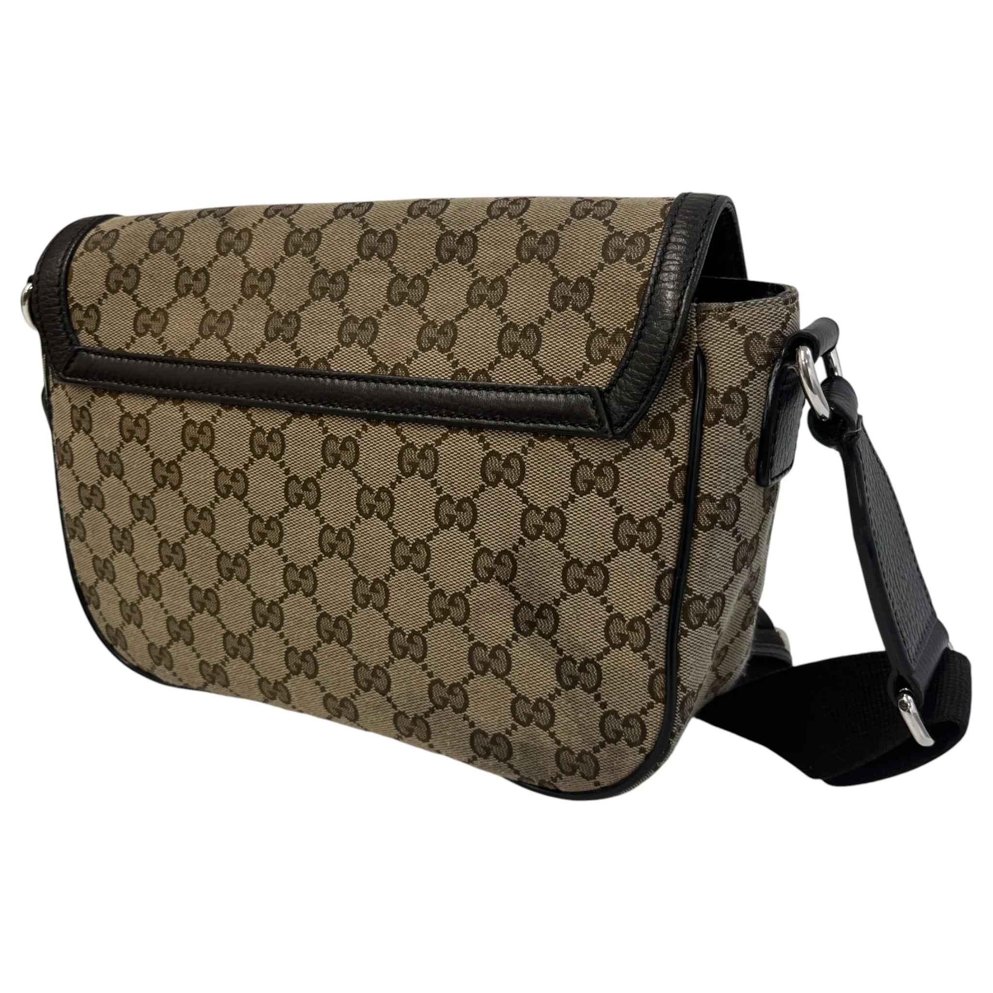 Men's Gg Supreme Messenger Bag Beige - Image 8