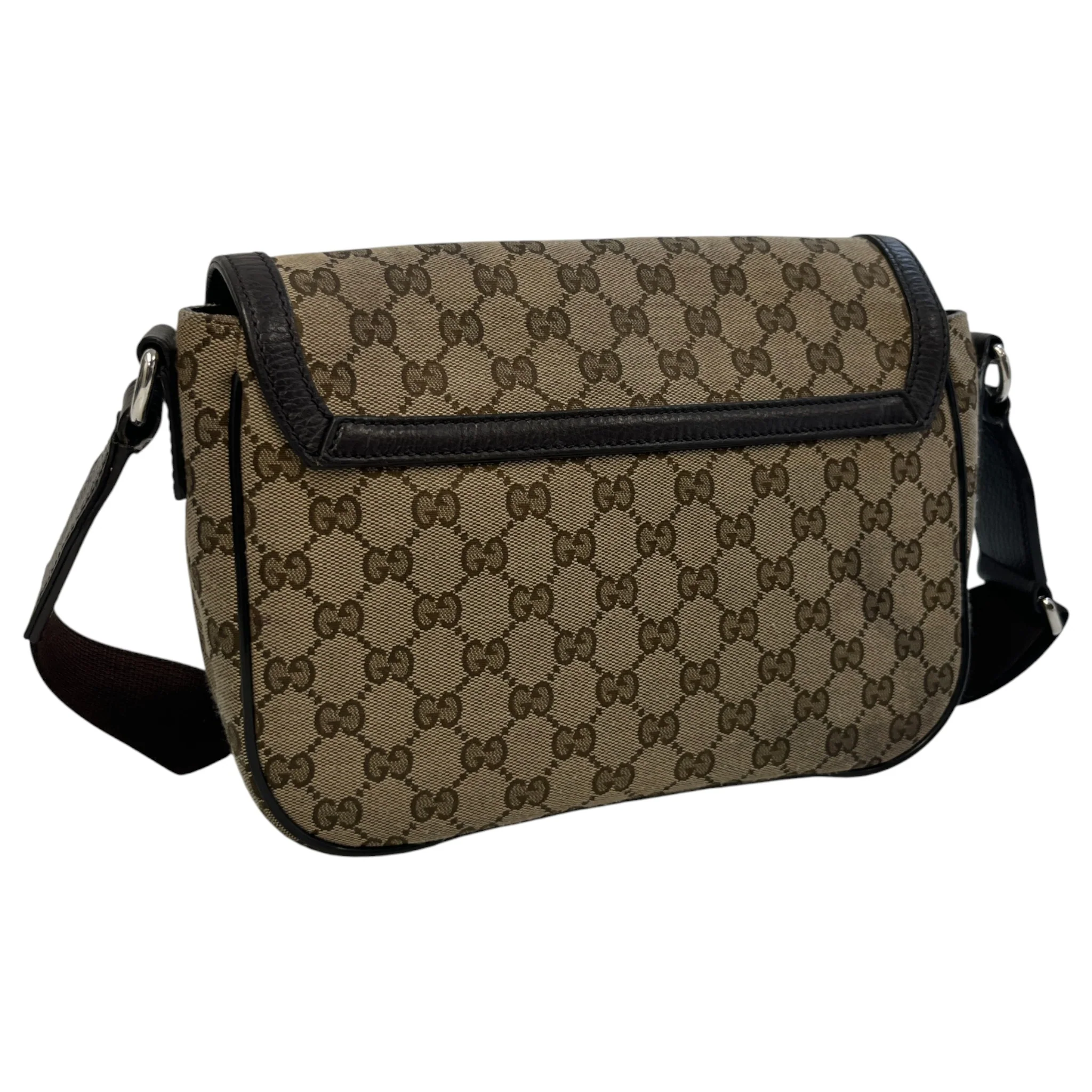 Men's Gg Supreme Messenger Bag Beige - Image 9