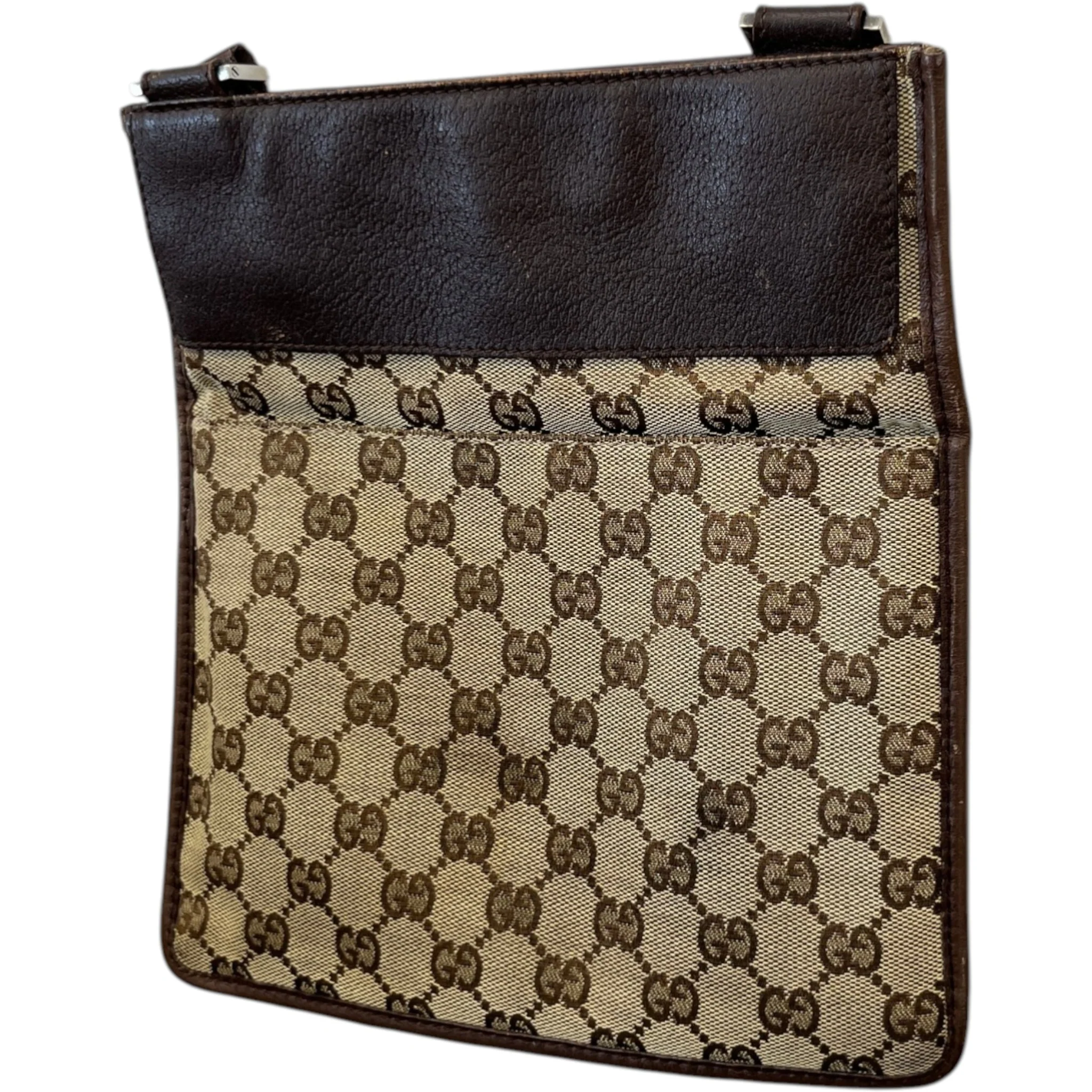 Men's Gg Supreme Messenger Bag Beige - Image 7