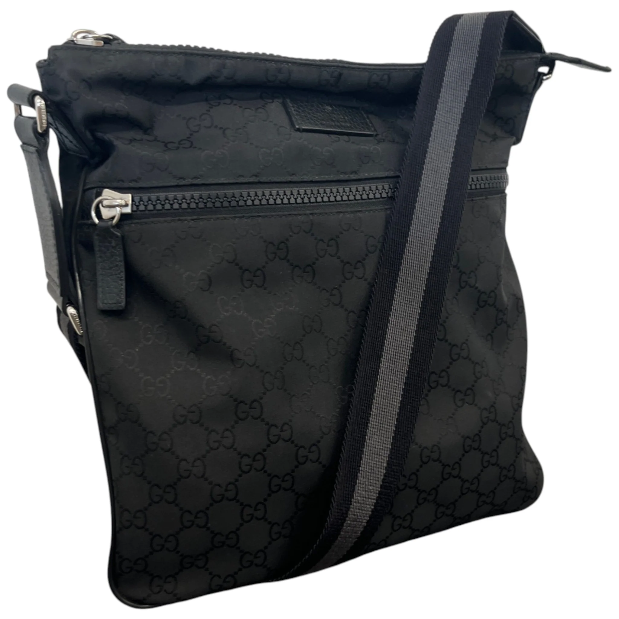Men's Gg Supreme Messenger Bag Black - Image 4
