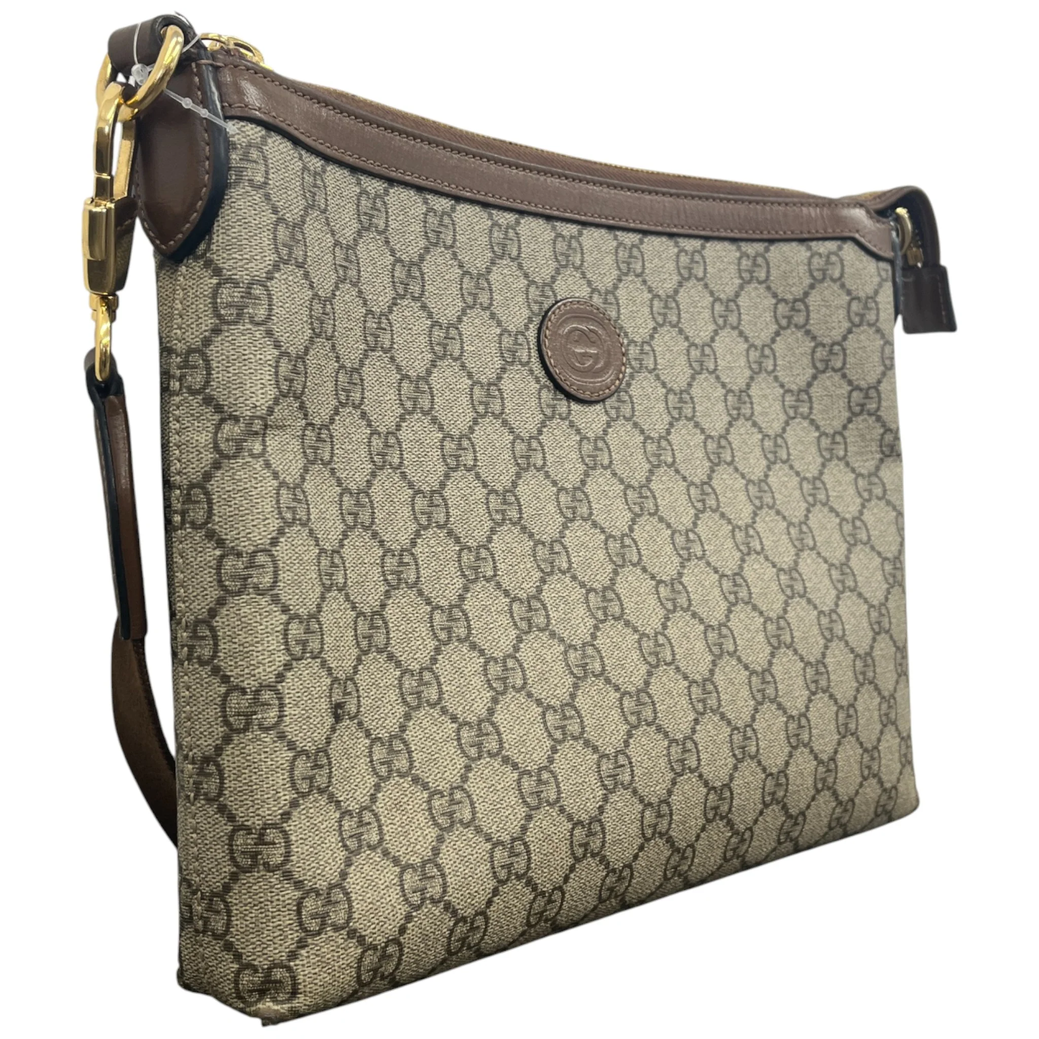 Men's Gg Supreme Messenger Bag Brown - Image 4