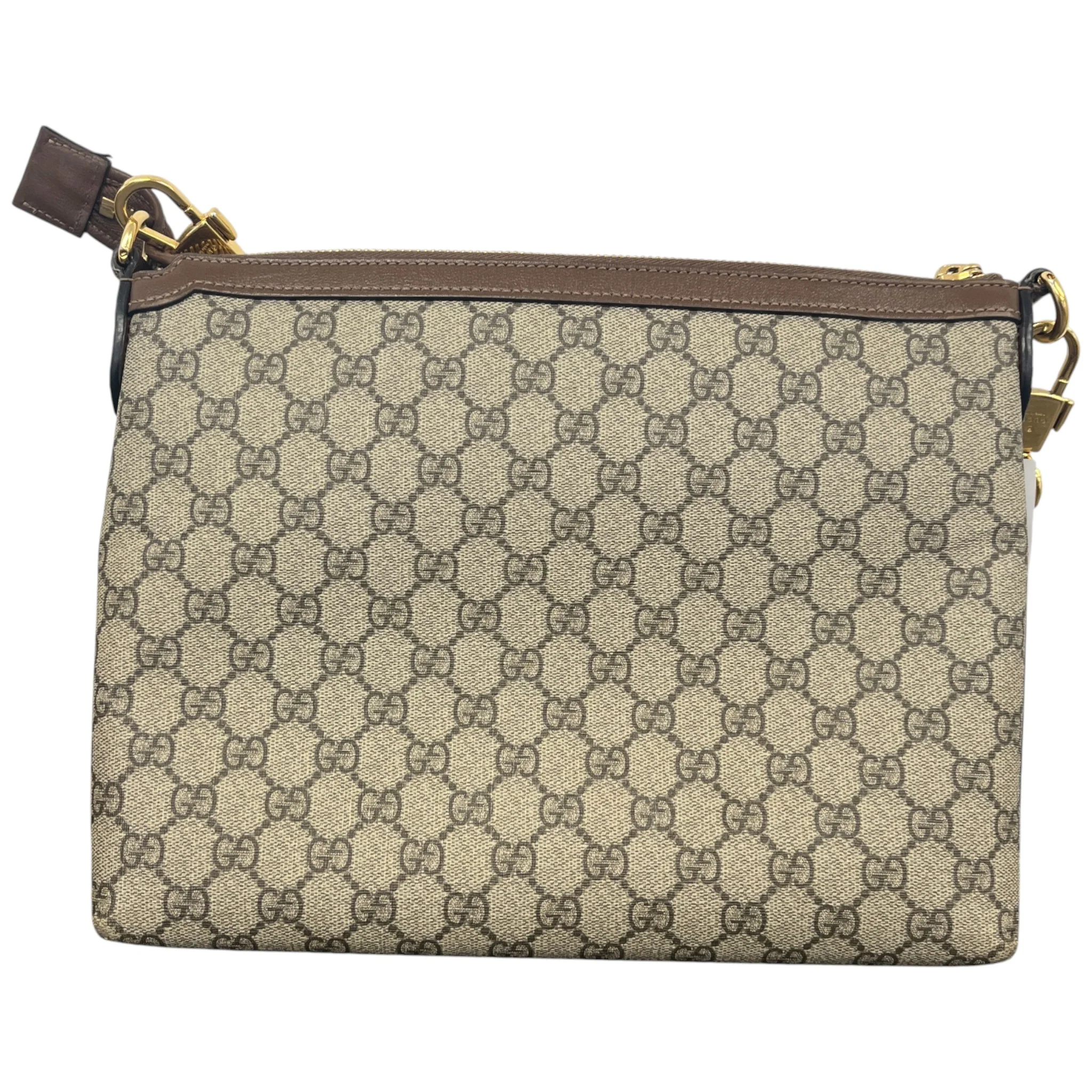 Men's Gg Supreme Messenger Bag Brown - Image 5