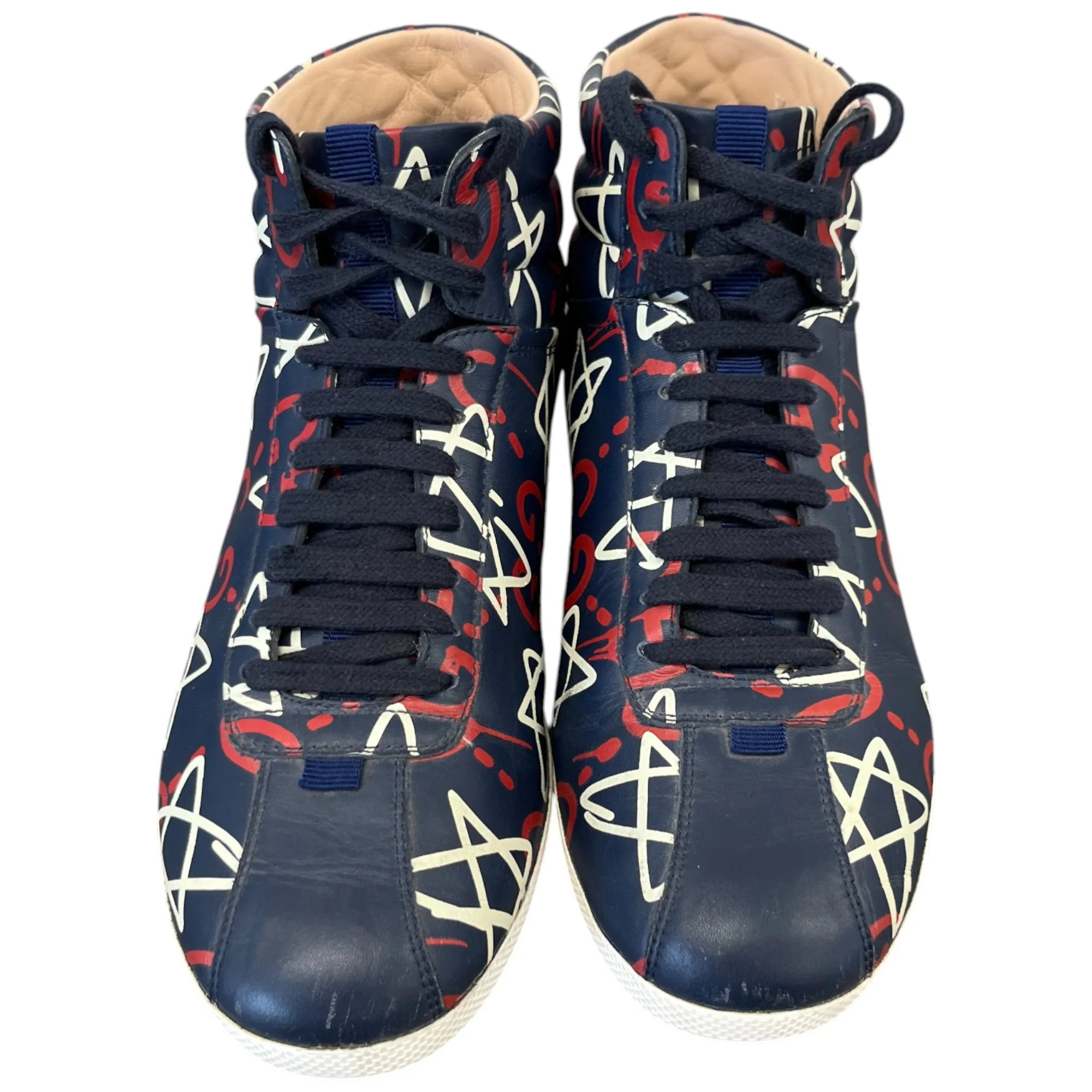 Men's Ghost Logo High Trainers Navy Size EU 40 / UK 6 - Image 6