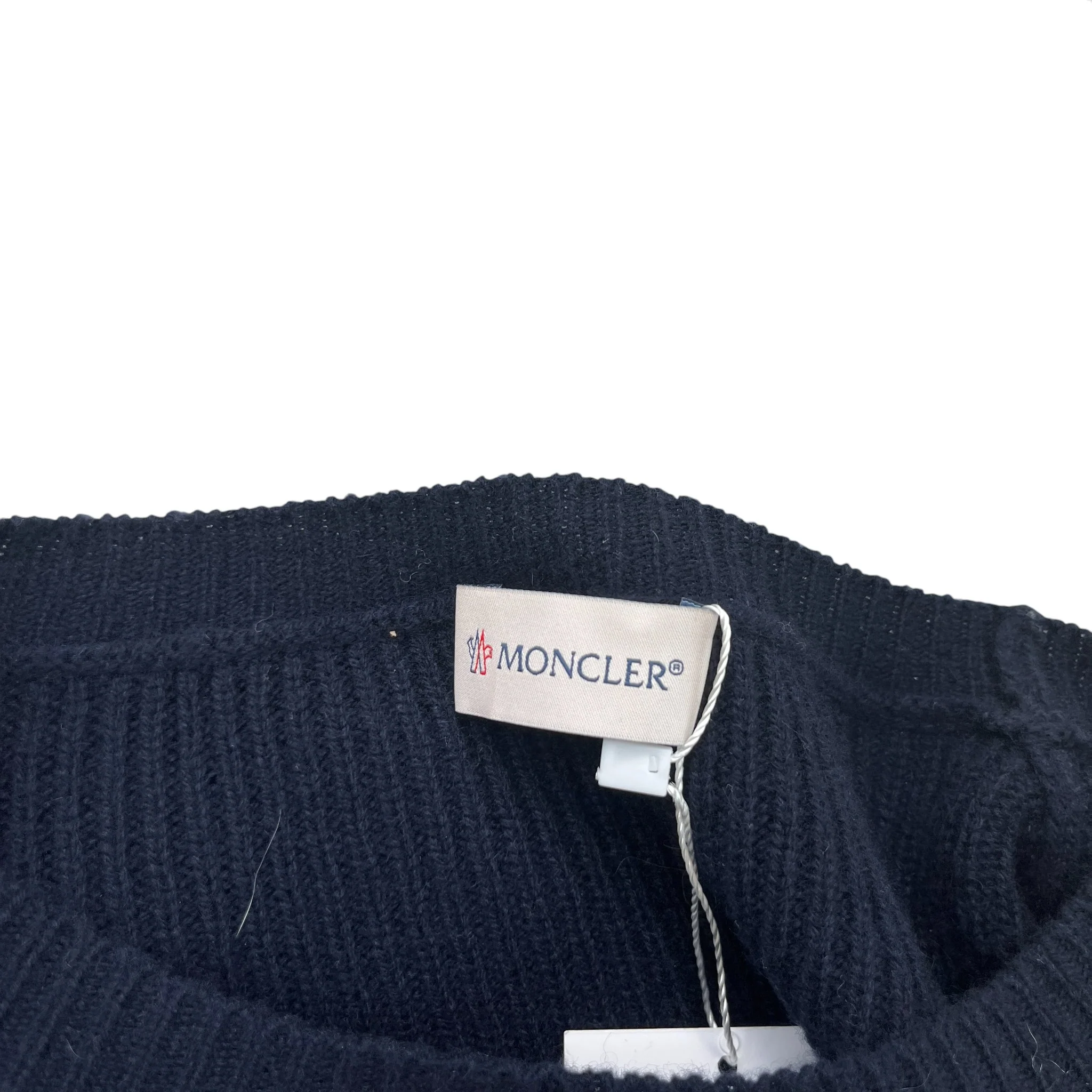 Men's Girocollo Jumper Navy Size L - Image 6
