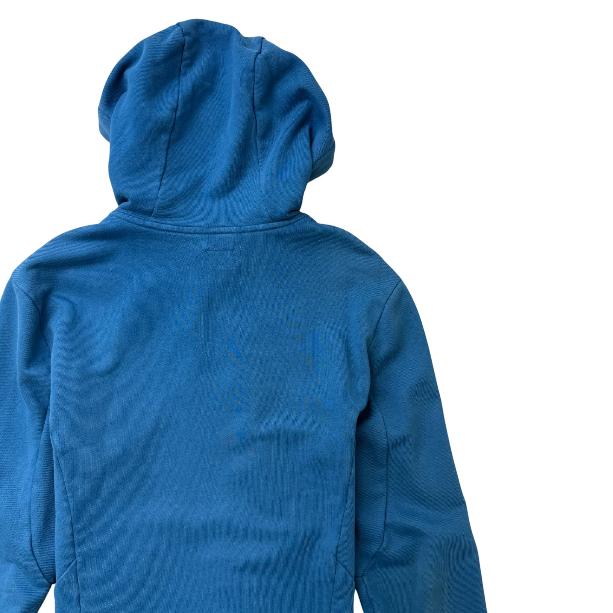Men's Goggle Hoodie Blue Size S - Image 4