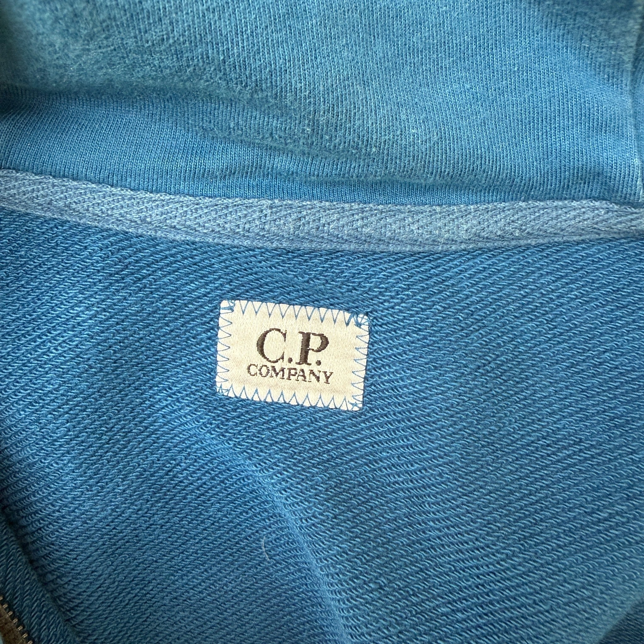 Men's Goggle Hoodie Blue Size S - Image 5