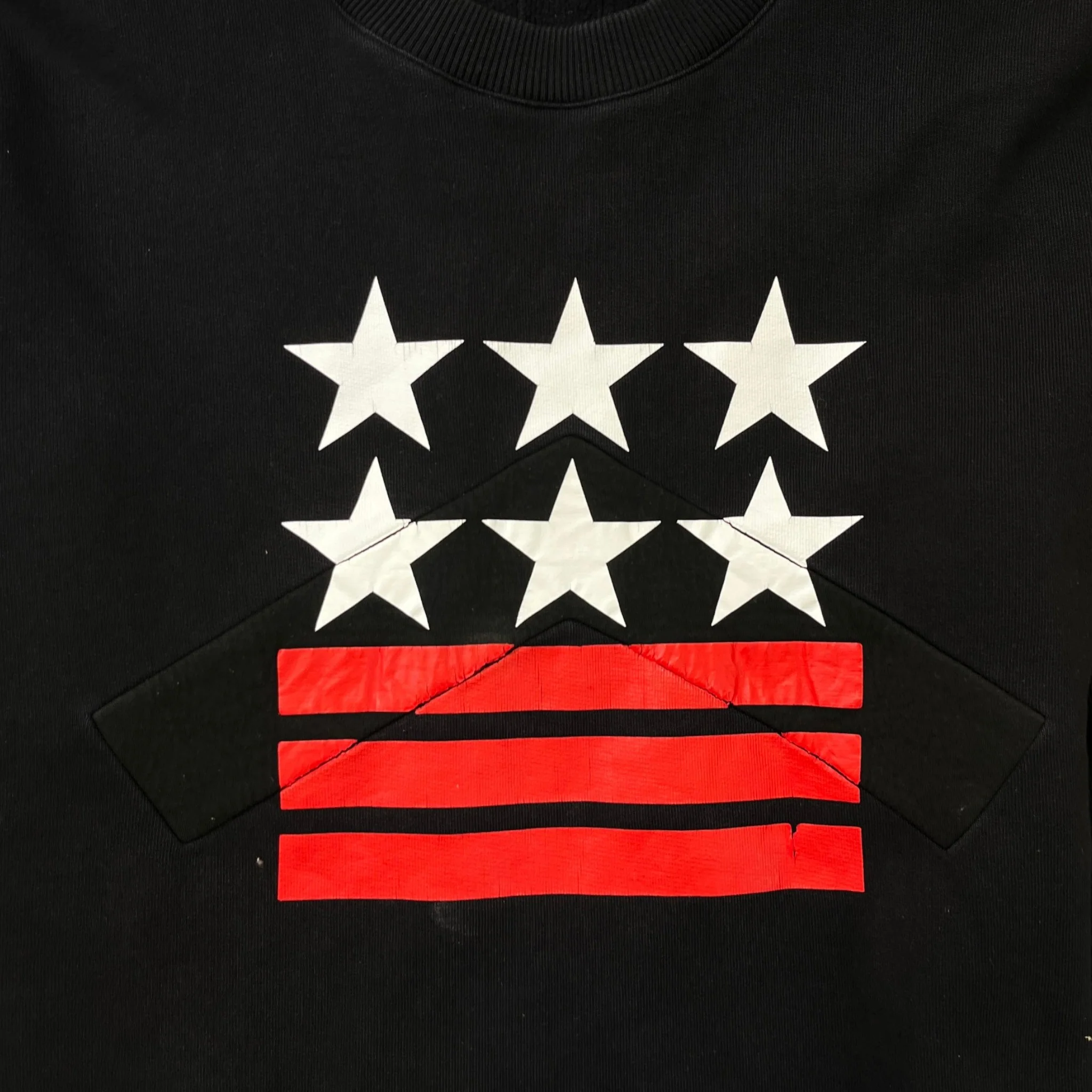Men's Graphic Logo Sweatshirt Black Size S - Image 5