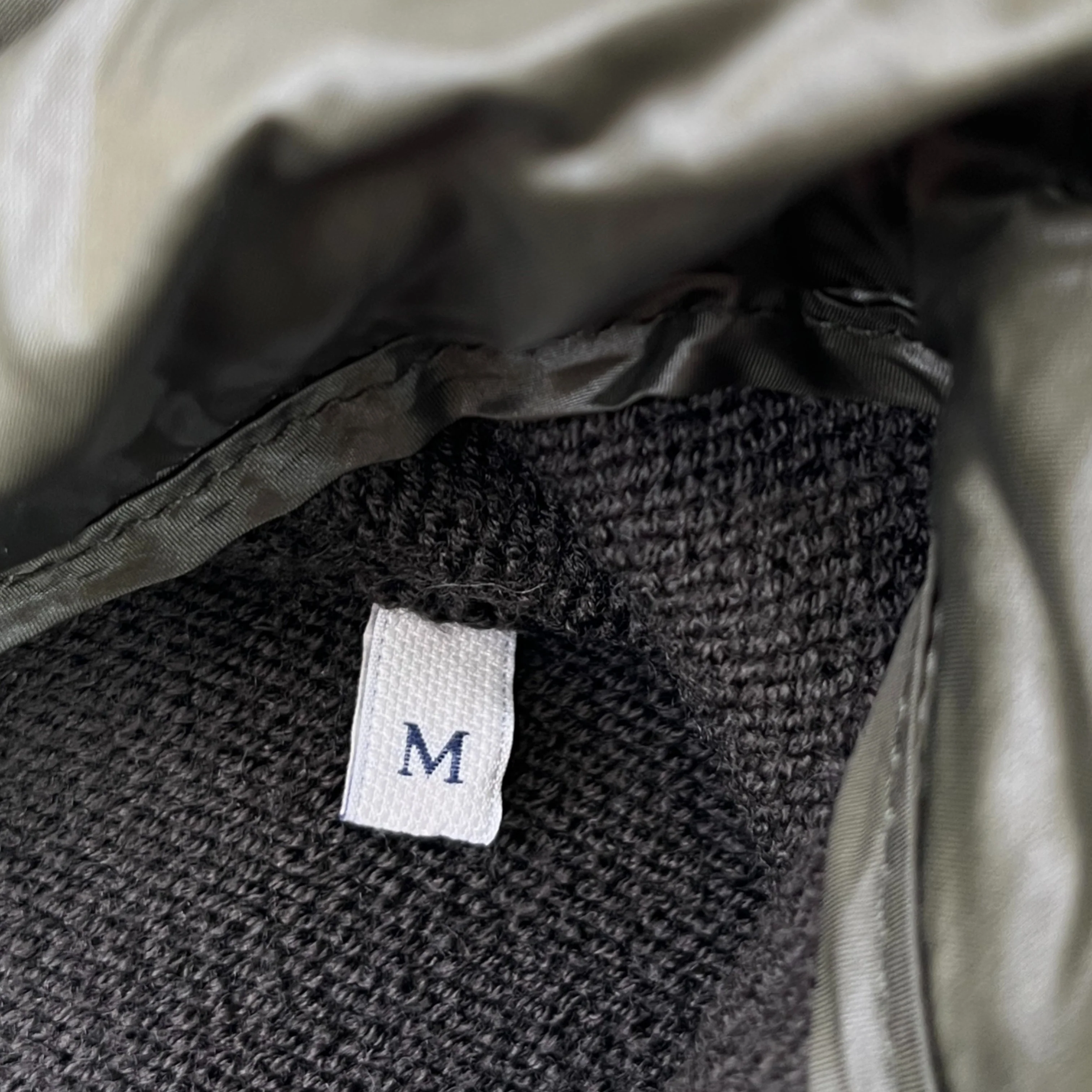 Men's Grenoble Maglione Tricot Jacket Khaki Size M - Image 6