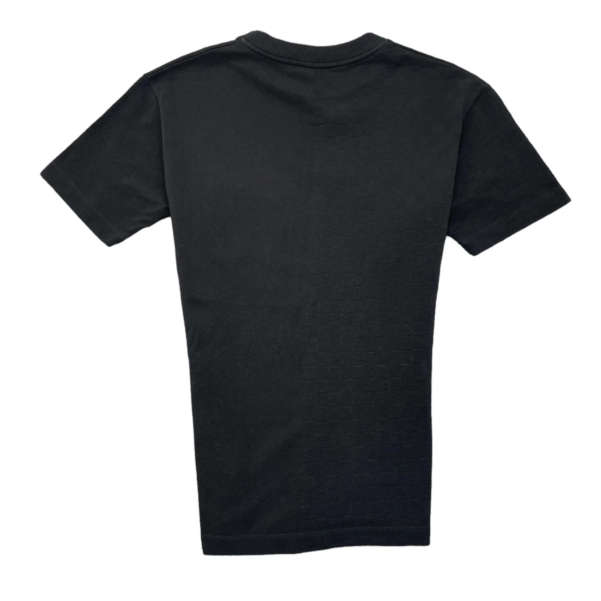 Men's Half Damier T-Shirt Black Size XS - Image 2