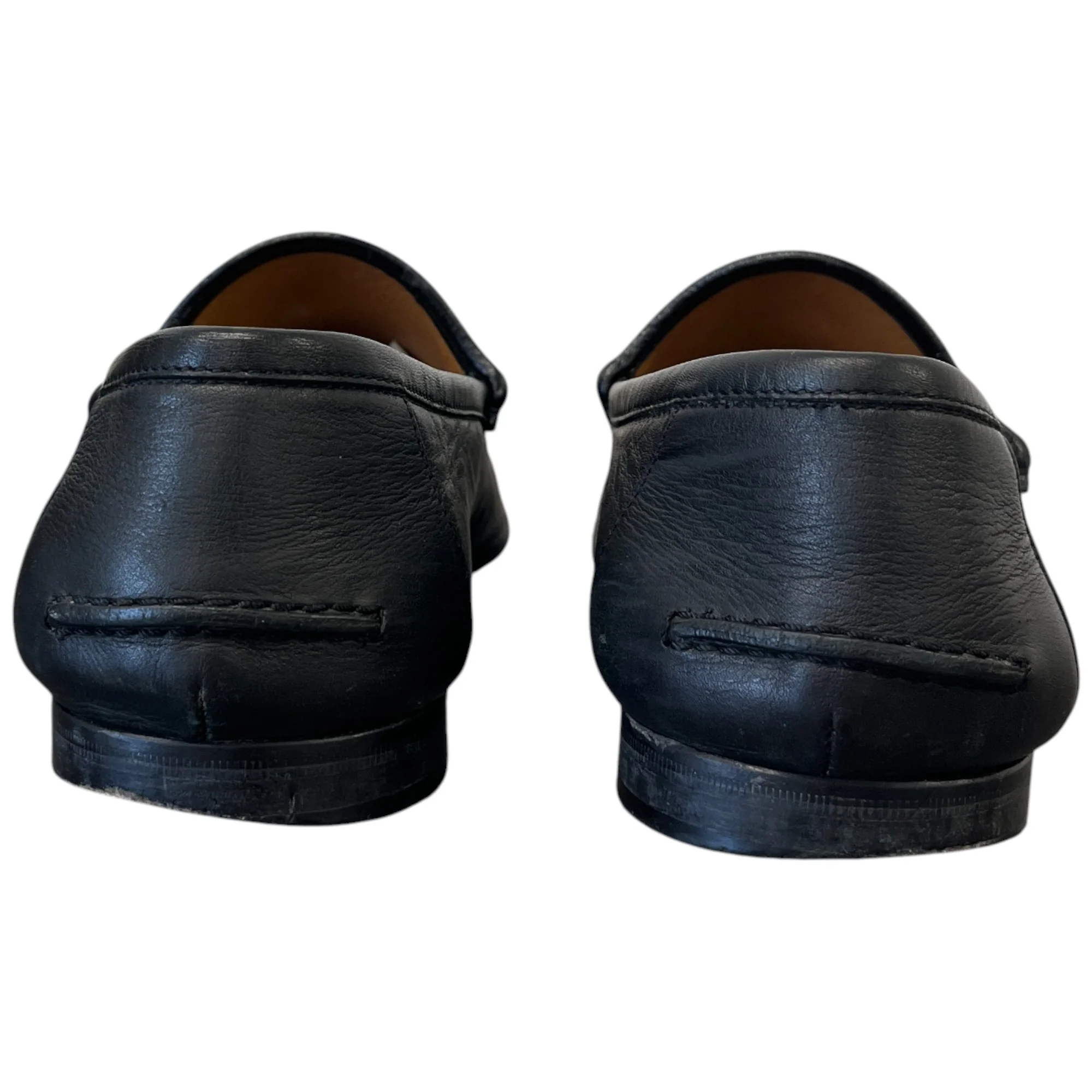 Men's Horsebit Leather Loafers Brown Size EU 41 / UK 7 - Image 7