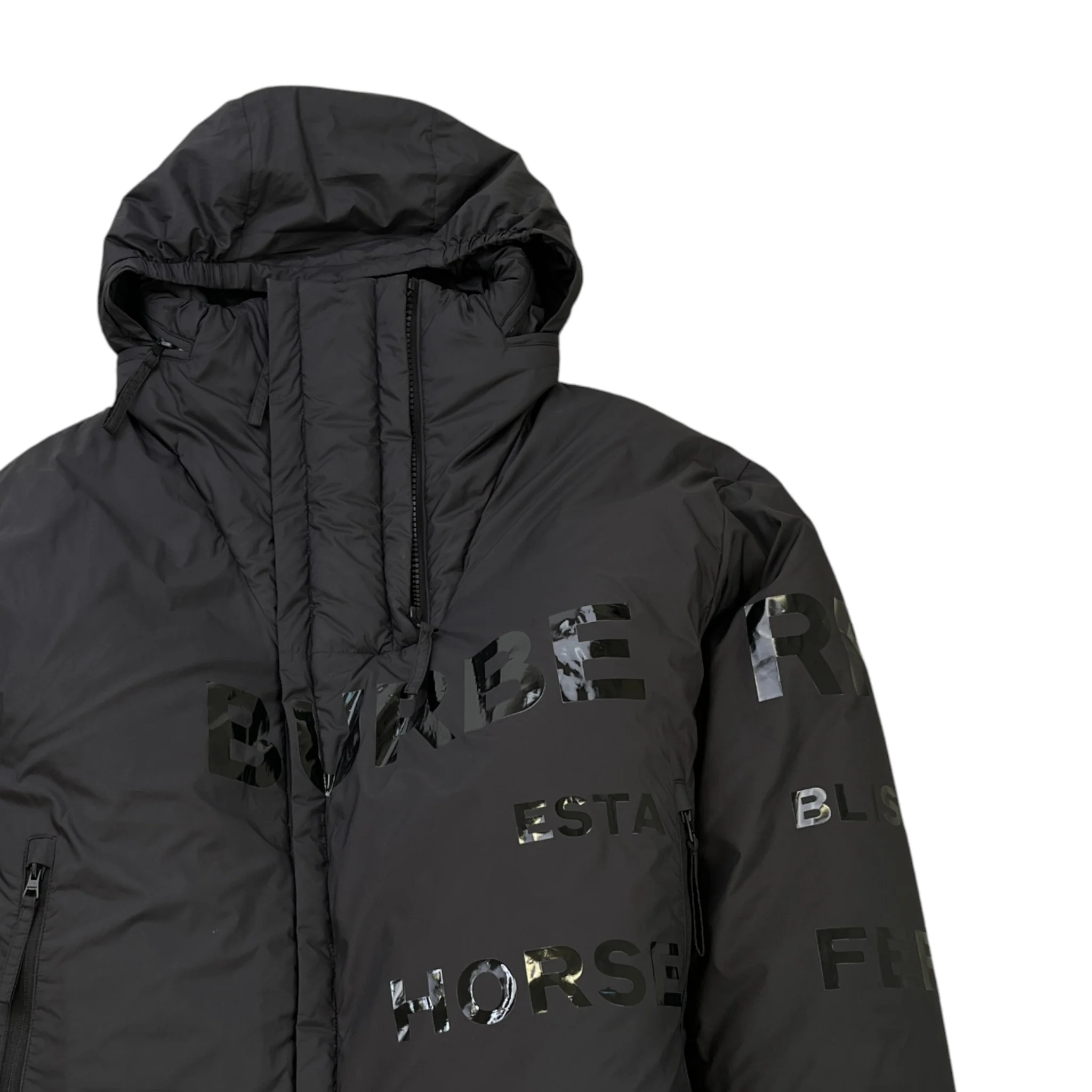 Men's Horseferry Down Jacket Black Size S - Image 3