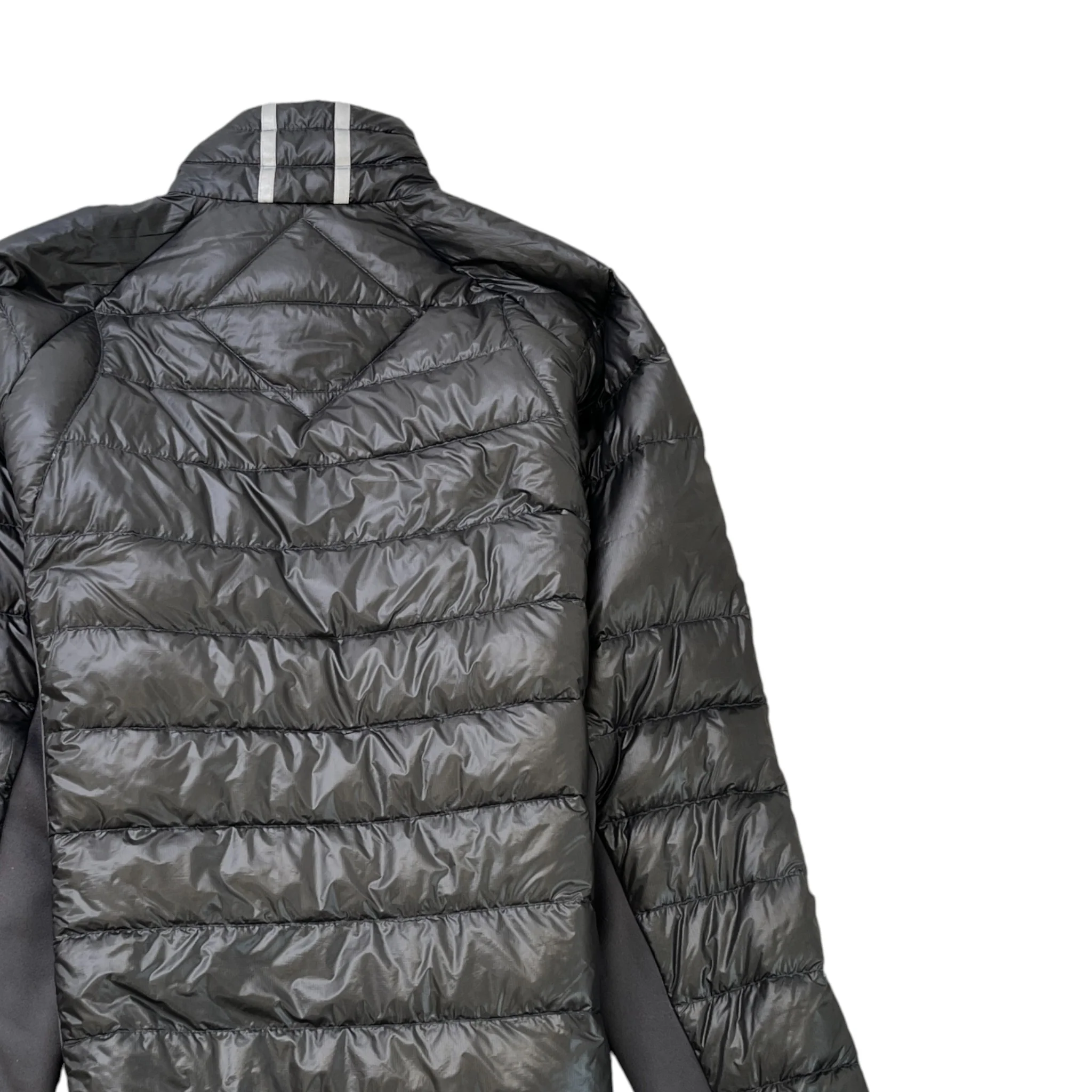 Men's Hybridge Down Jacket Grey Size M - Image 4