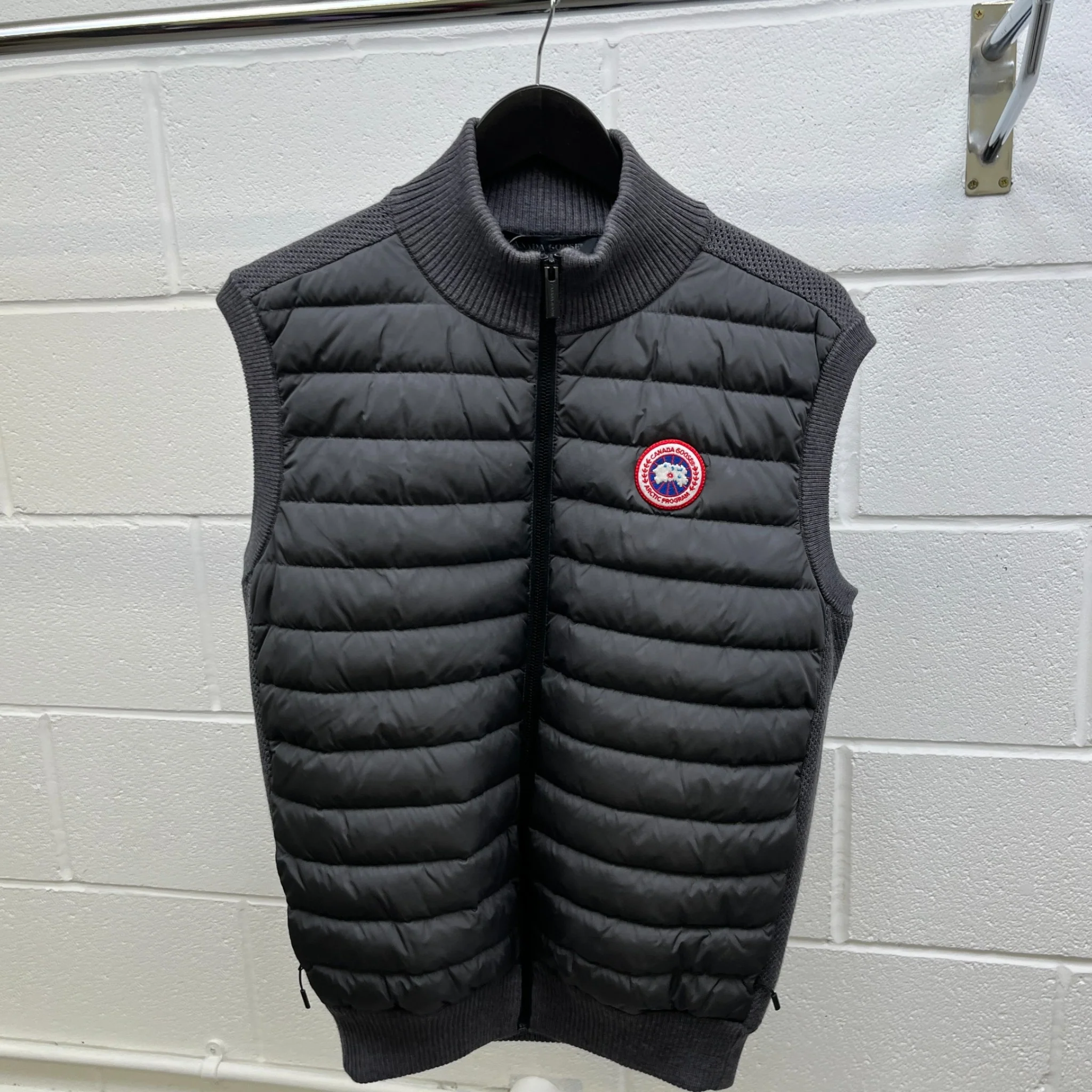 Men's Hybridge Gilet Grey Size L - Image 8