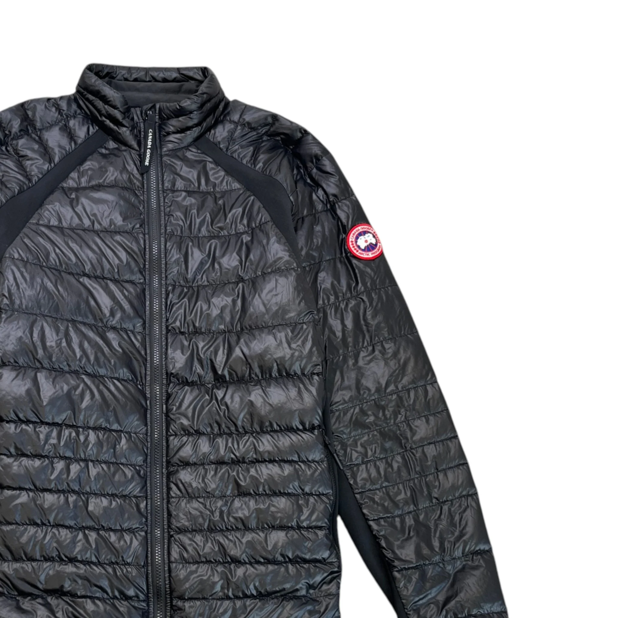Men's Hybridge Lite Hoody Down Jacket Black Size XL - Image 3